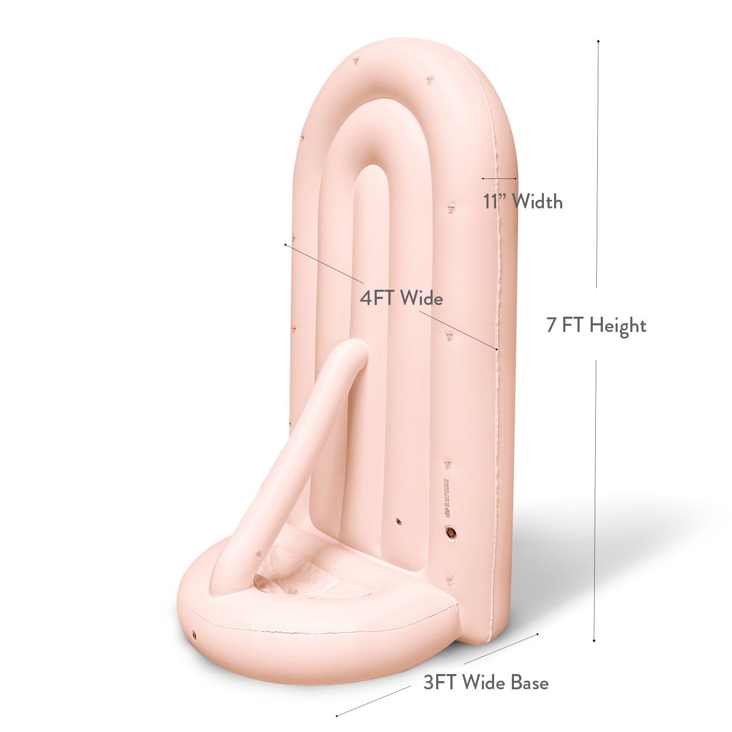 SHIPS NOW • Balloon Garland: Fluted Display Arch Set in Blush (Matte) • FINAL SALE