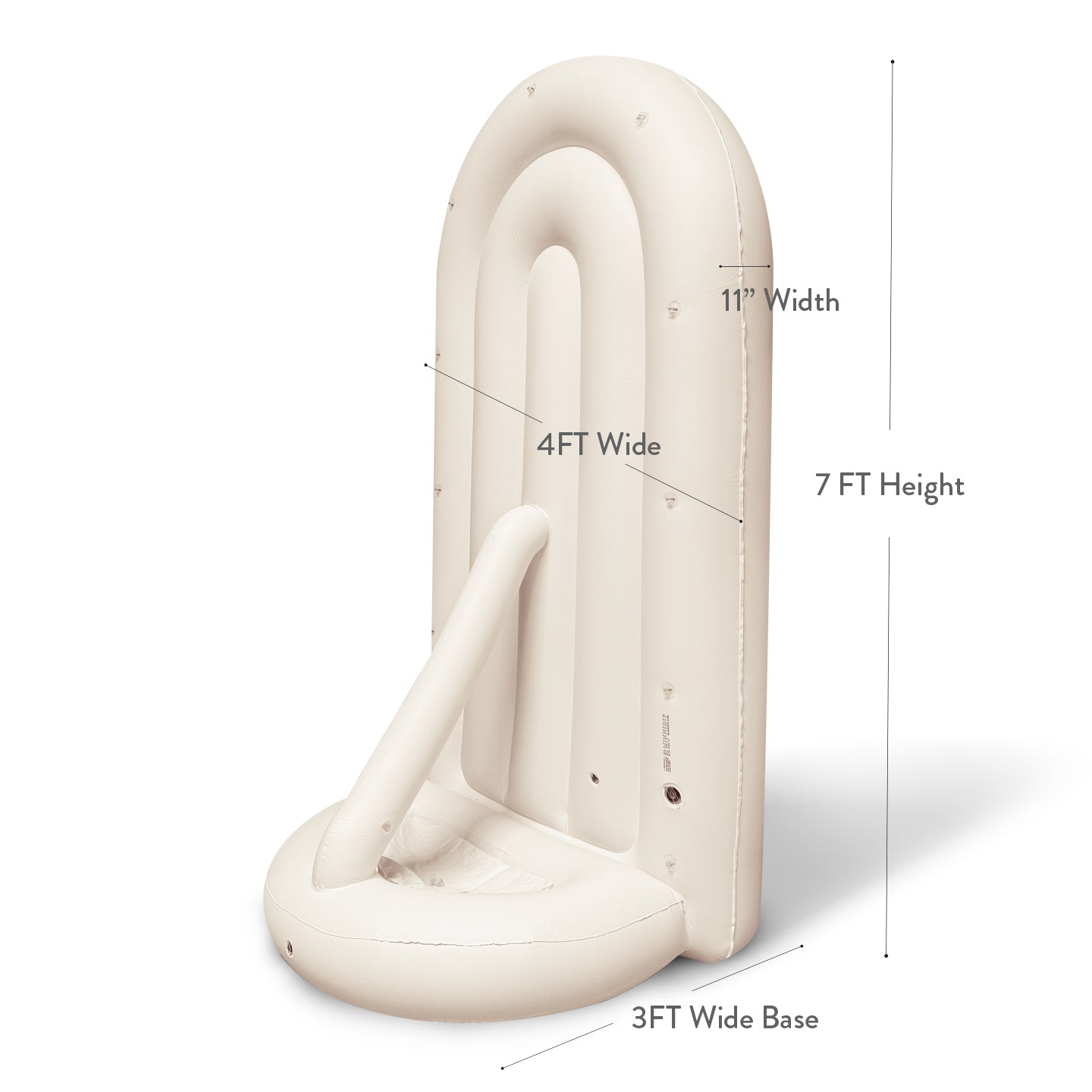 SHIPS NOW • Balloon Garland: Fluted Display Arch Set in Cream/Pearl (Matte/Pearl) • FINAL SALE