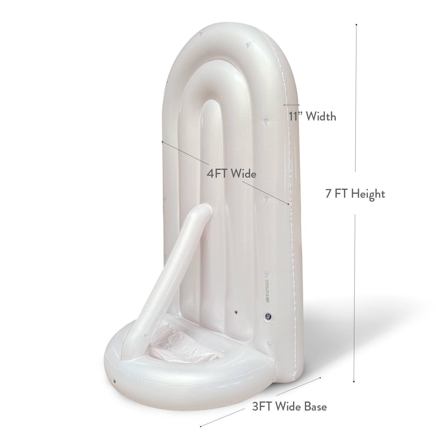SHIPS NOW • Balloon Garland: Fluted Display Arch Set in Pearl (Pearl) • FINAL SALE