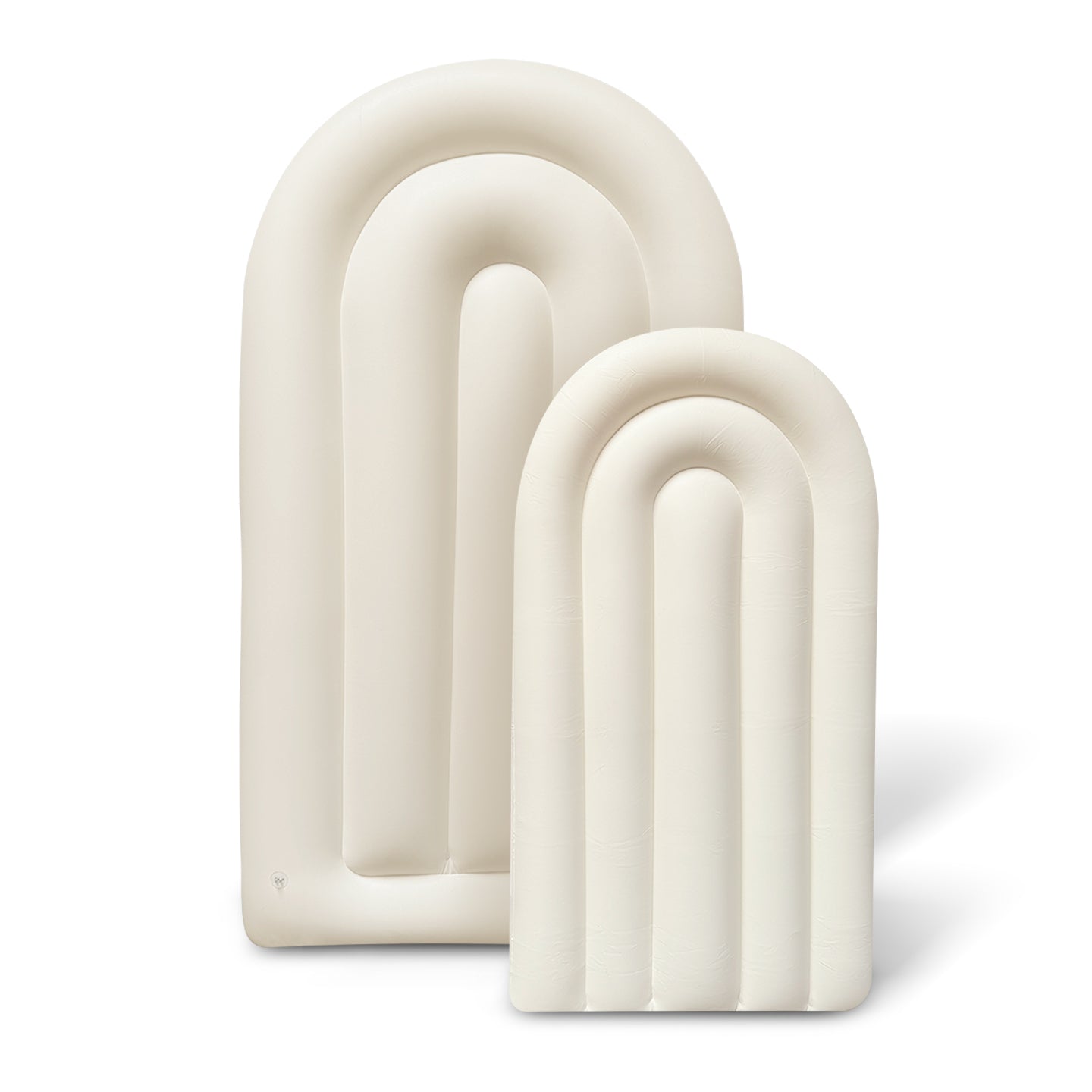 SHIPS NOW • Balloon Garland: Fluted Display Arch Set in Cream (Matte) • FINAL SALE