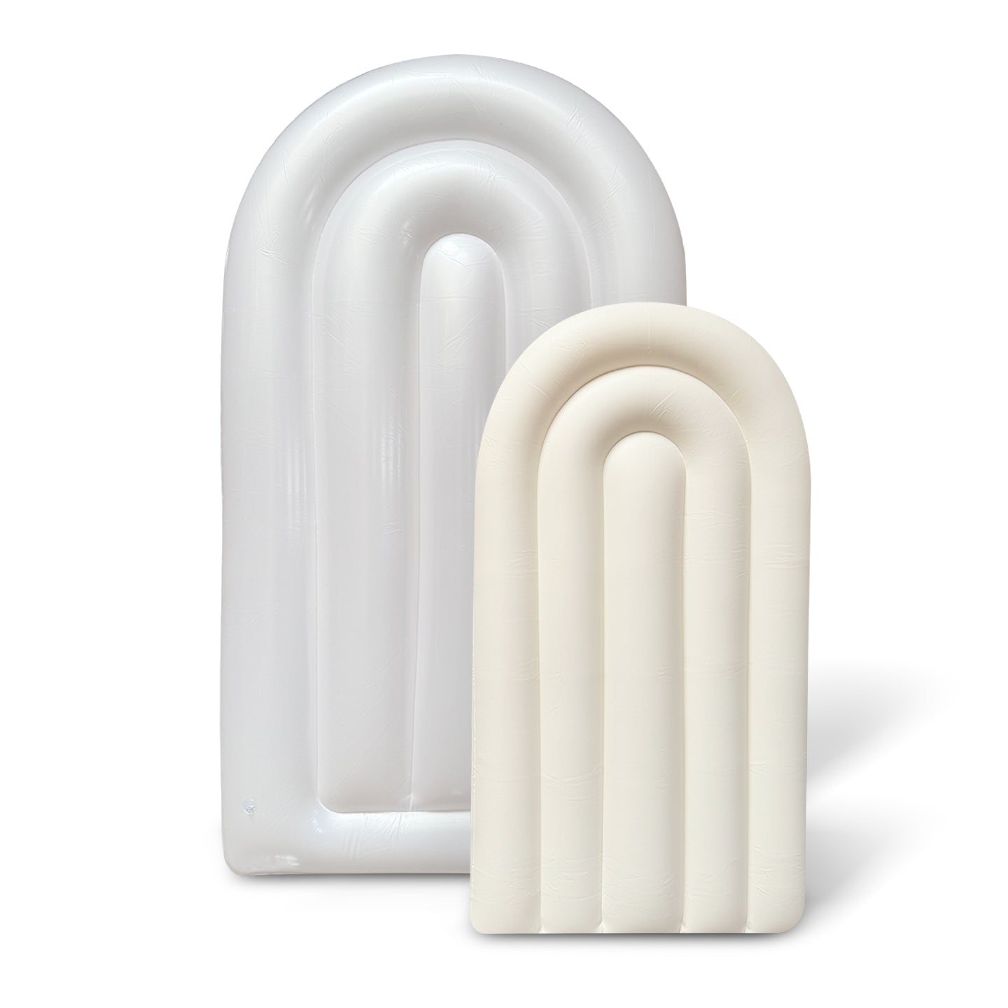 SHIPS NOW • Balloon Garland: Fluted Display Arch Set in Pearl/Cream (Pearl/Matte) • FINAL SALE