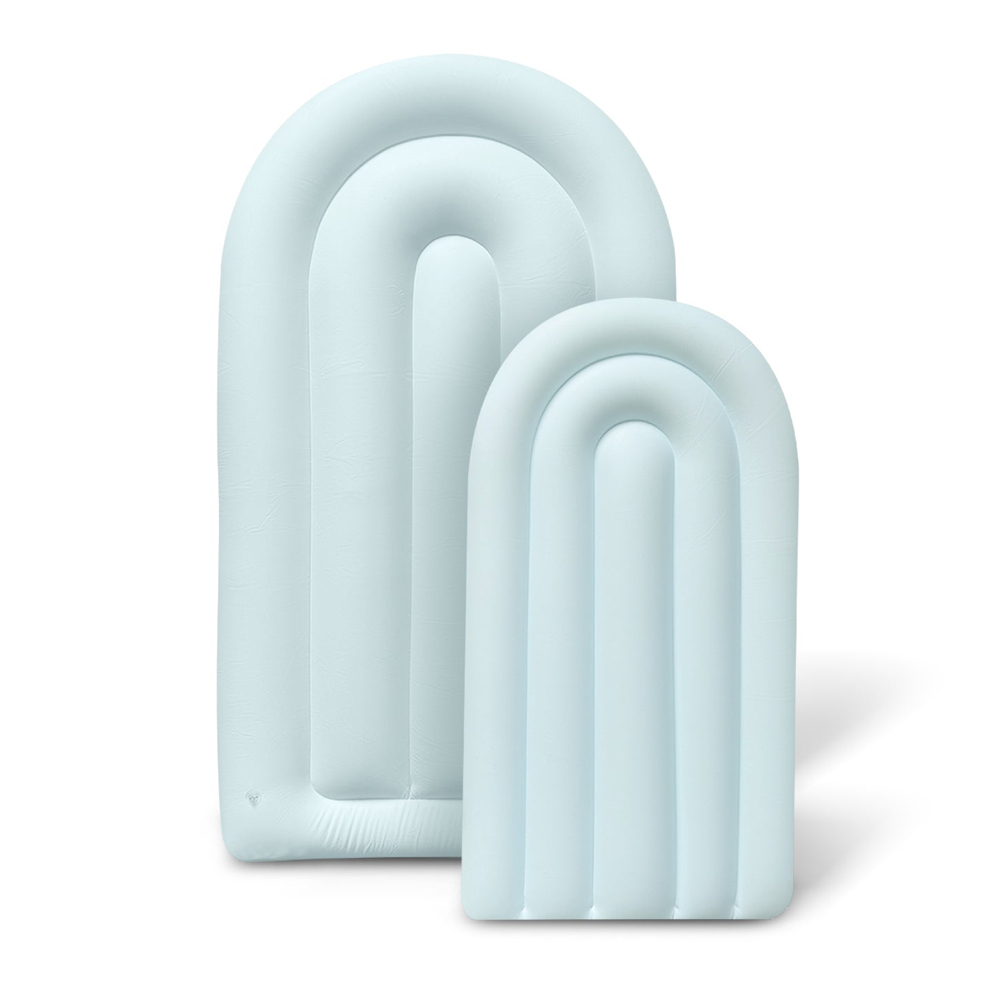 SHIPS NOW • Balloon Garland: Fluted Display Arch Set in Sky (Matte) • FINAL SALE