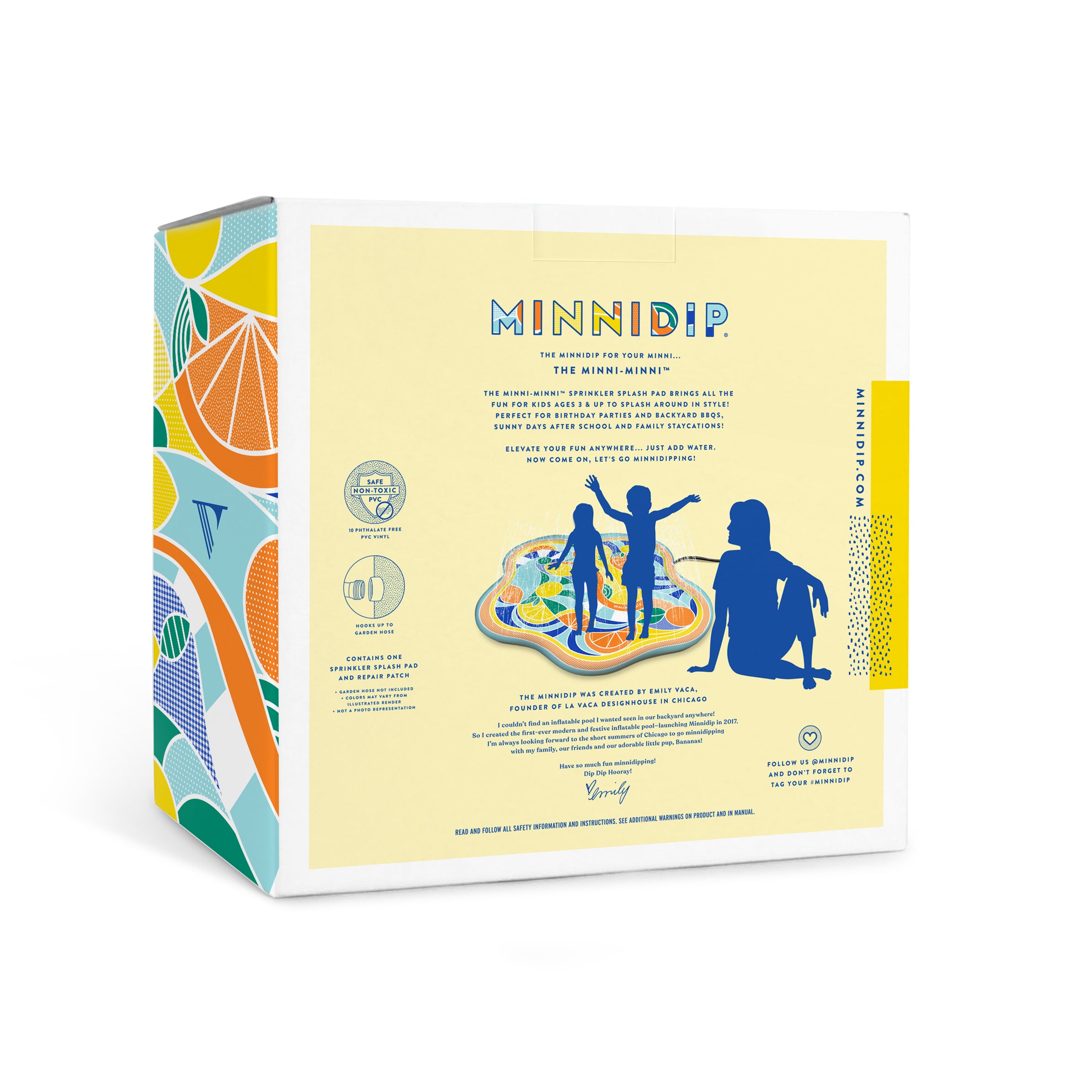 the CITRUS WAVE splash pad sprinkler