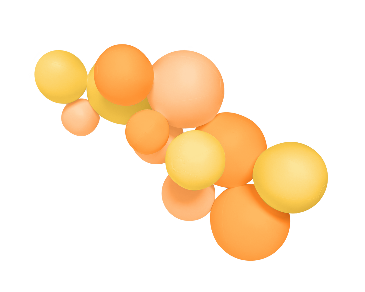 SHIPS NOW • Balloon Garland: 12-Cluster Citrus (Matte) • FINAL SALE