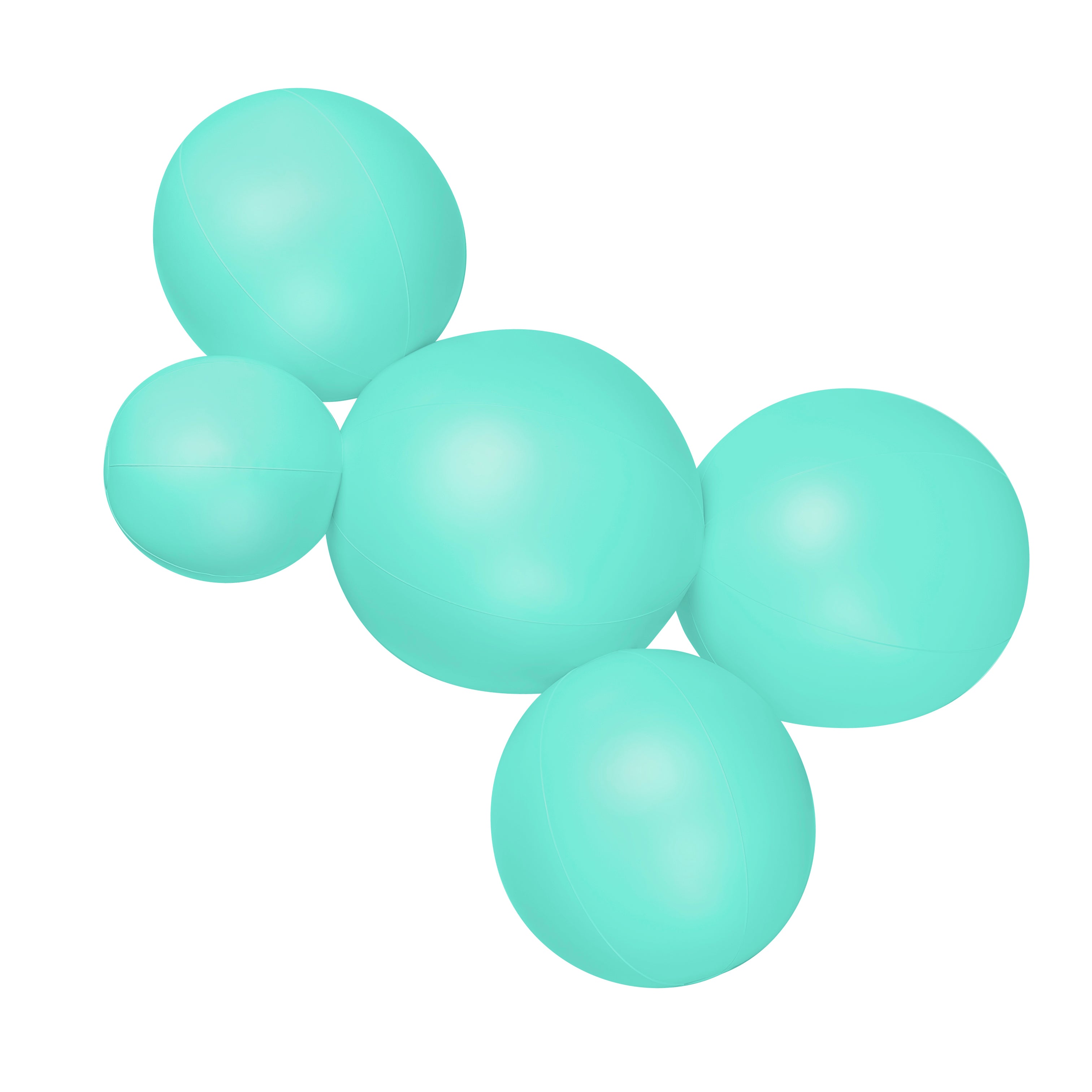 SHIPS NOW • Balloon Garland: 5-Cluster in Turquoise (Satin) • FINAL SALE