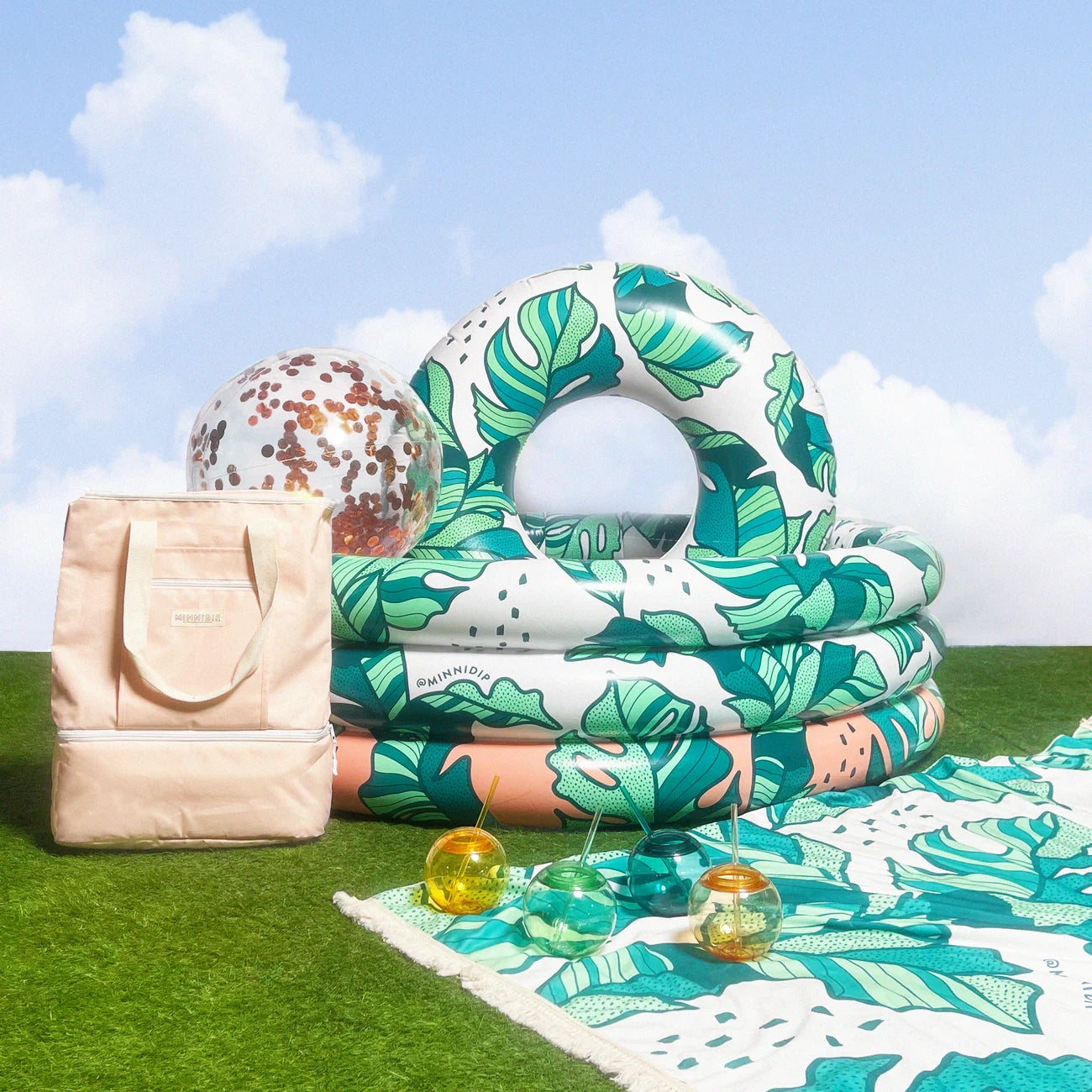 BUNDLE: the COOL(ER) POOL PARTY in TROPICAL PALMS