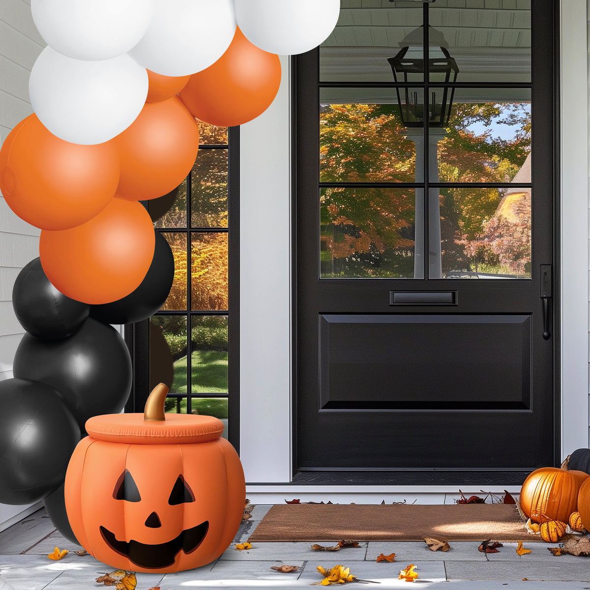 Balloon Garland: 5-Cluster in Harvest Orange (Matte) • FINAL SALE