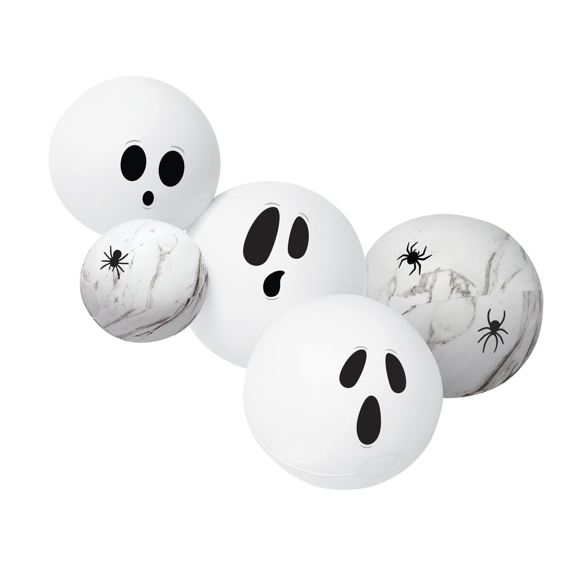 Balloon Garland: 5-Cluster in Spooky Mist • FINAL SALE