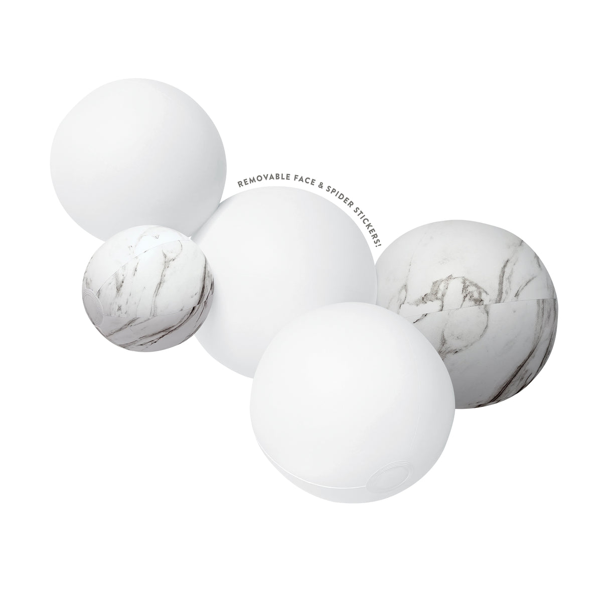 Balloon Garland: 5-Cluster in Spooky Mist • FINAL SALE