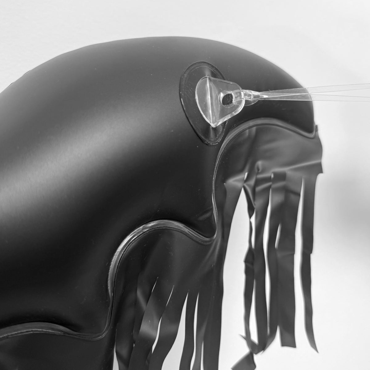 SHIPS NOW • Balloon Garland: Satin Black Fringe Bats • FINAL SALE