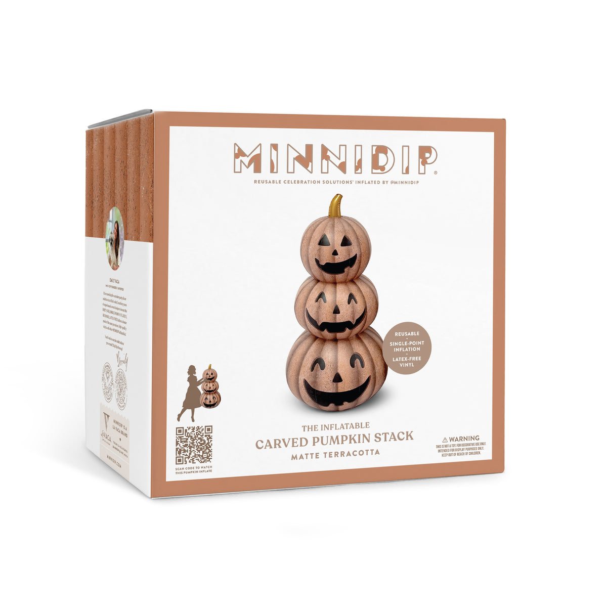 Balloon Garland: Reusable Balloon Terracotta Pumpkin Stack • FINAL SALE