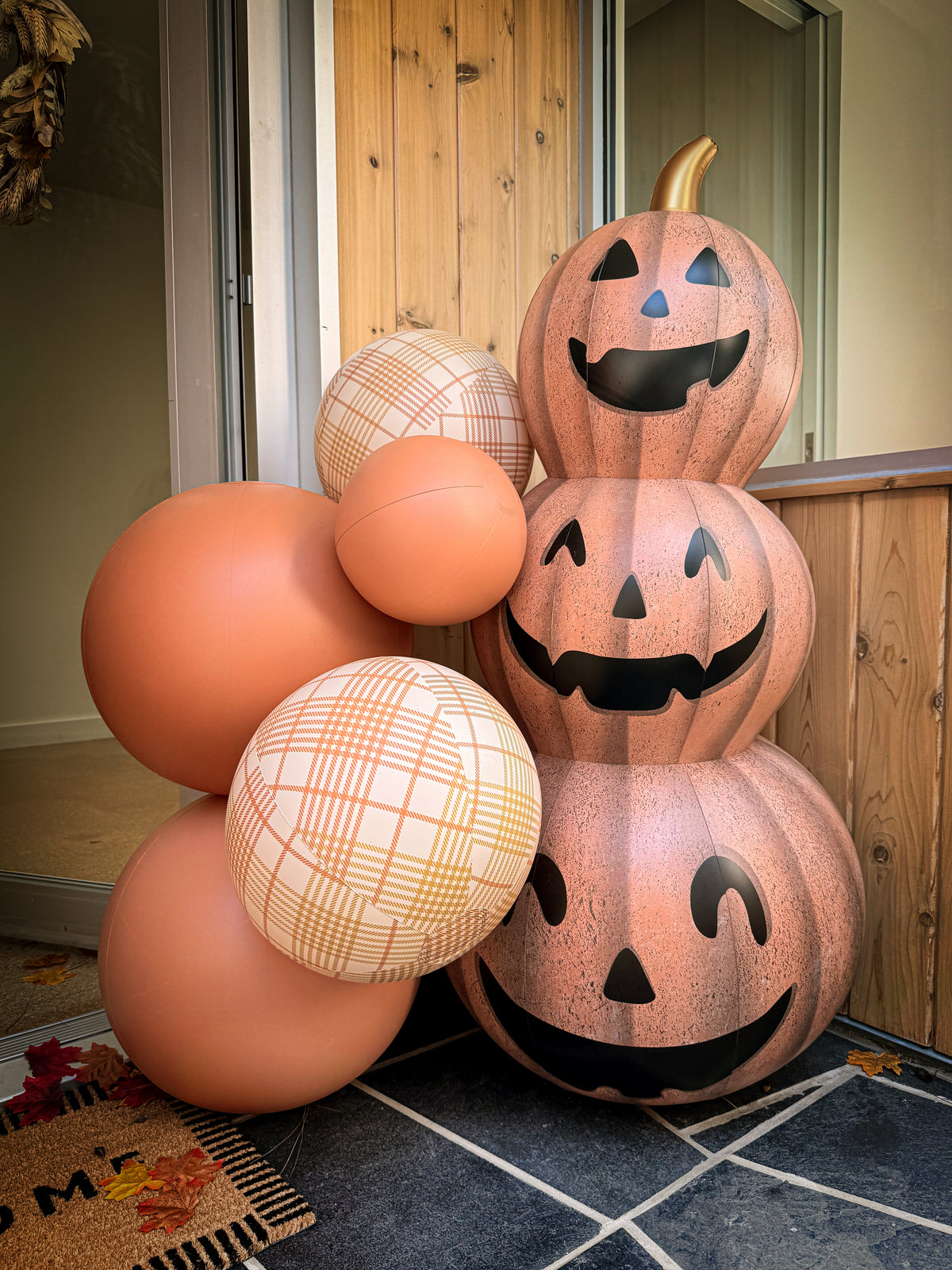 Balloon Garland: Reusable Balloon Terracotta Pumpkin Stack • FINAL SALE