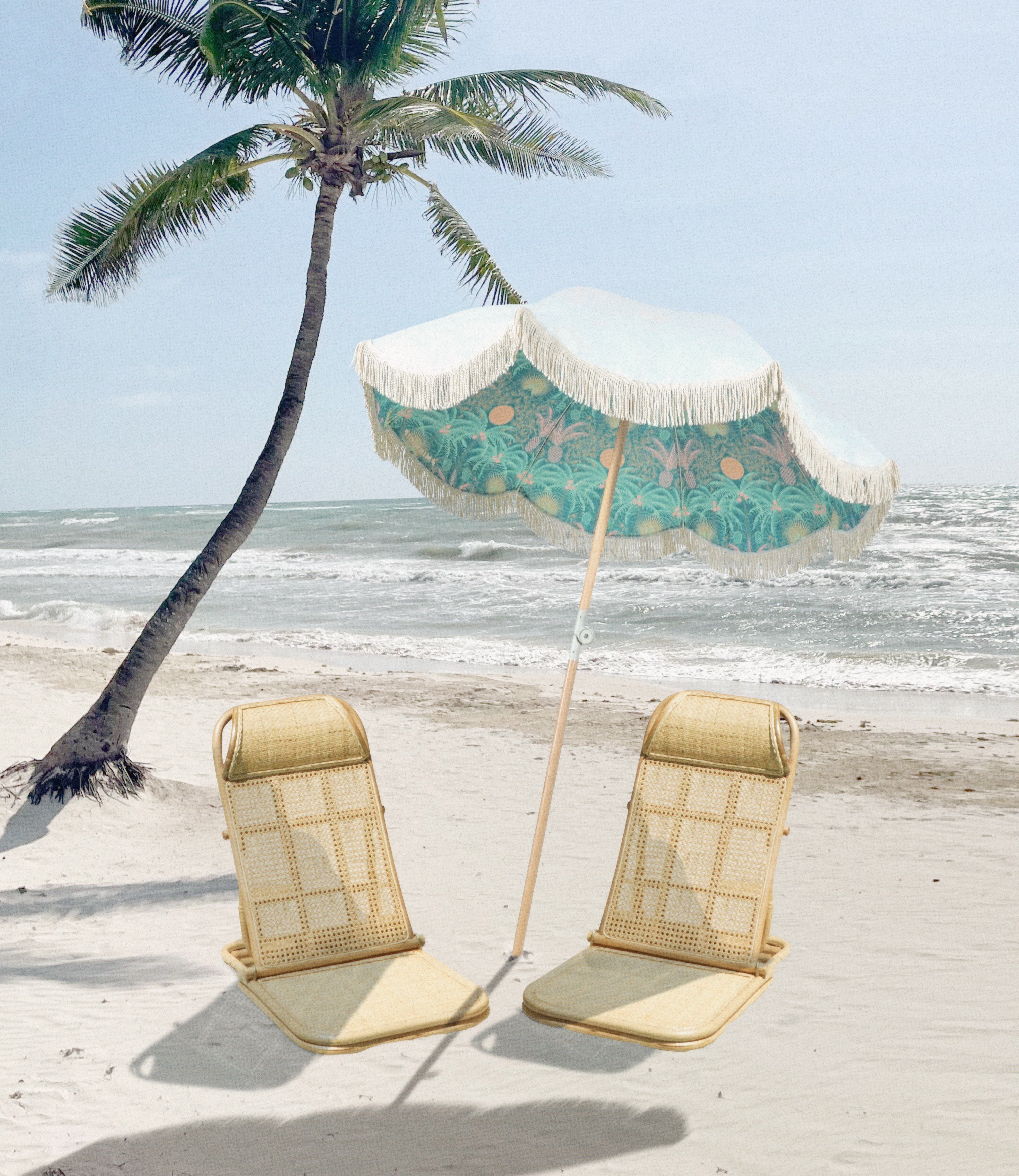 the RATTAN Beach Chair Tall