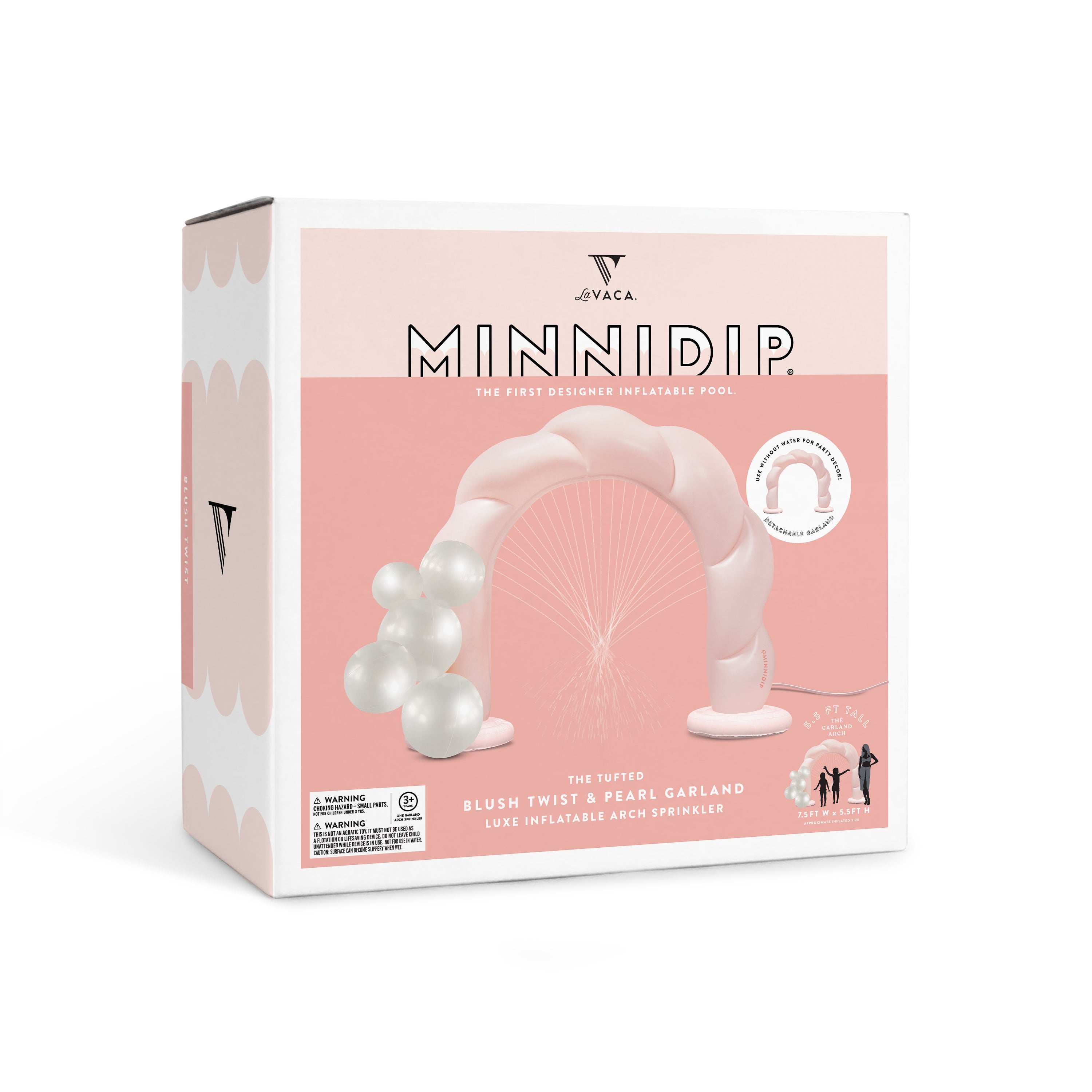 the BLUSH TWIST Garland Arch Sprinkler