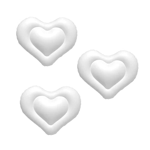 SHIPS NOW • Balloon Garland: Hearts in White (Matte) 3 Pack • FINAL SALE