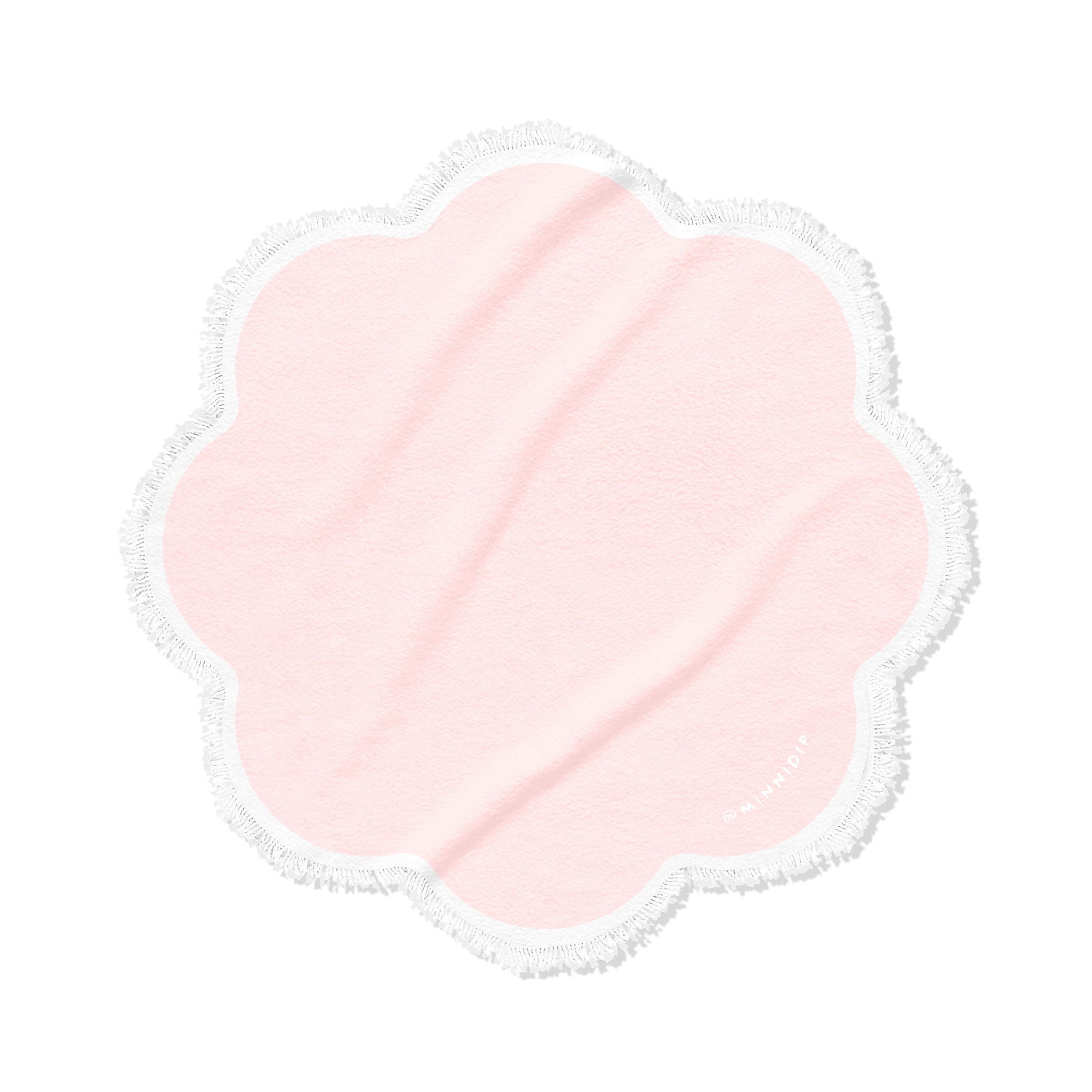 the BLUSH Round Beach Towel