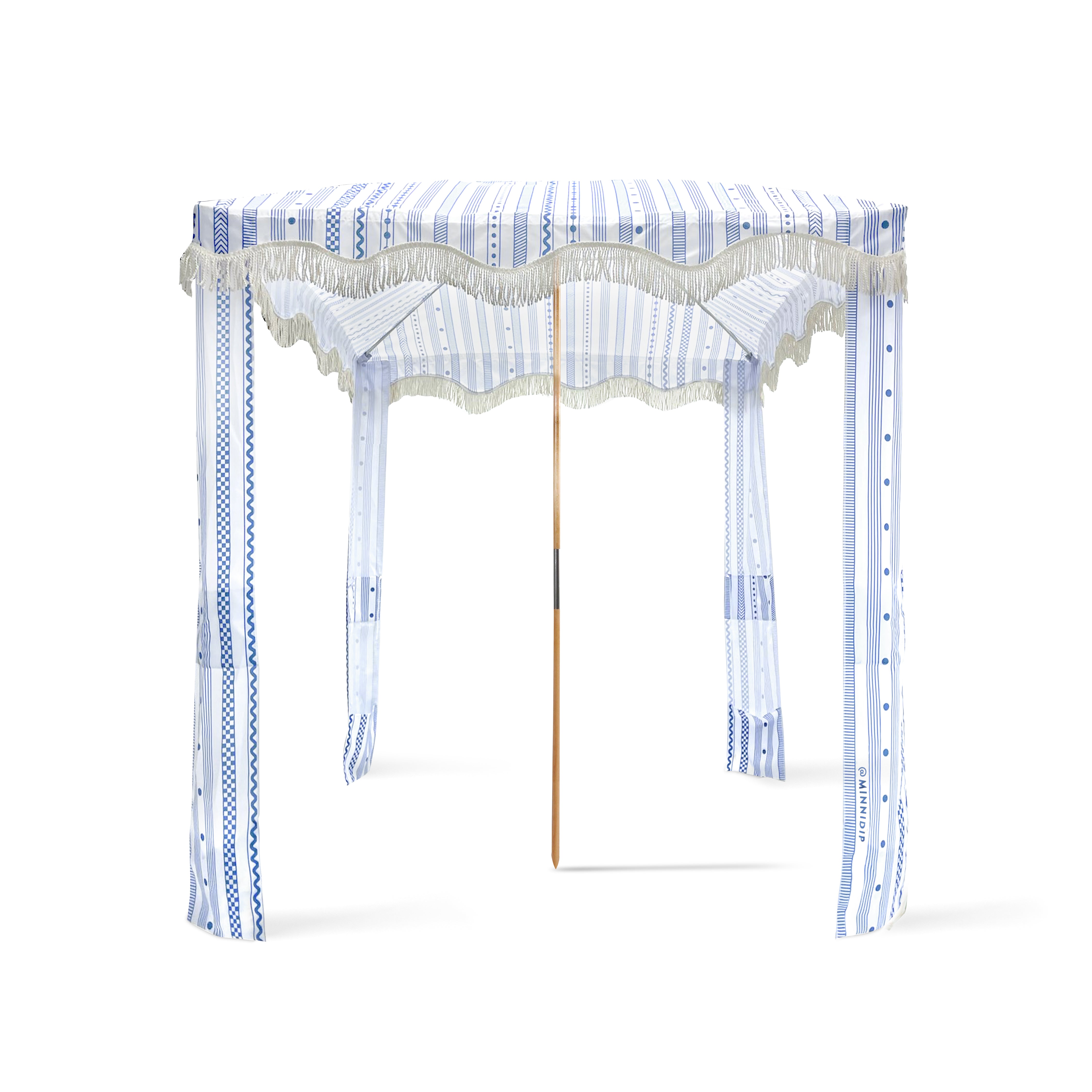 the NAUTICAL STRIPE Beach Cabana