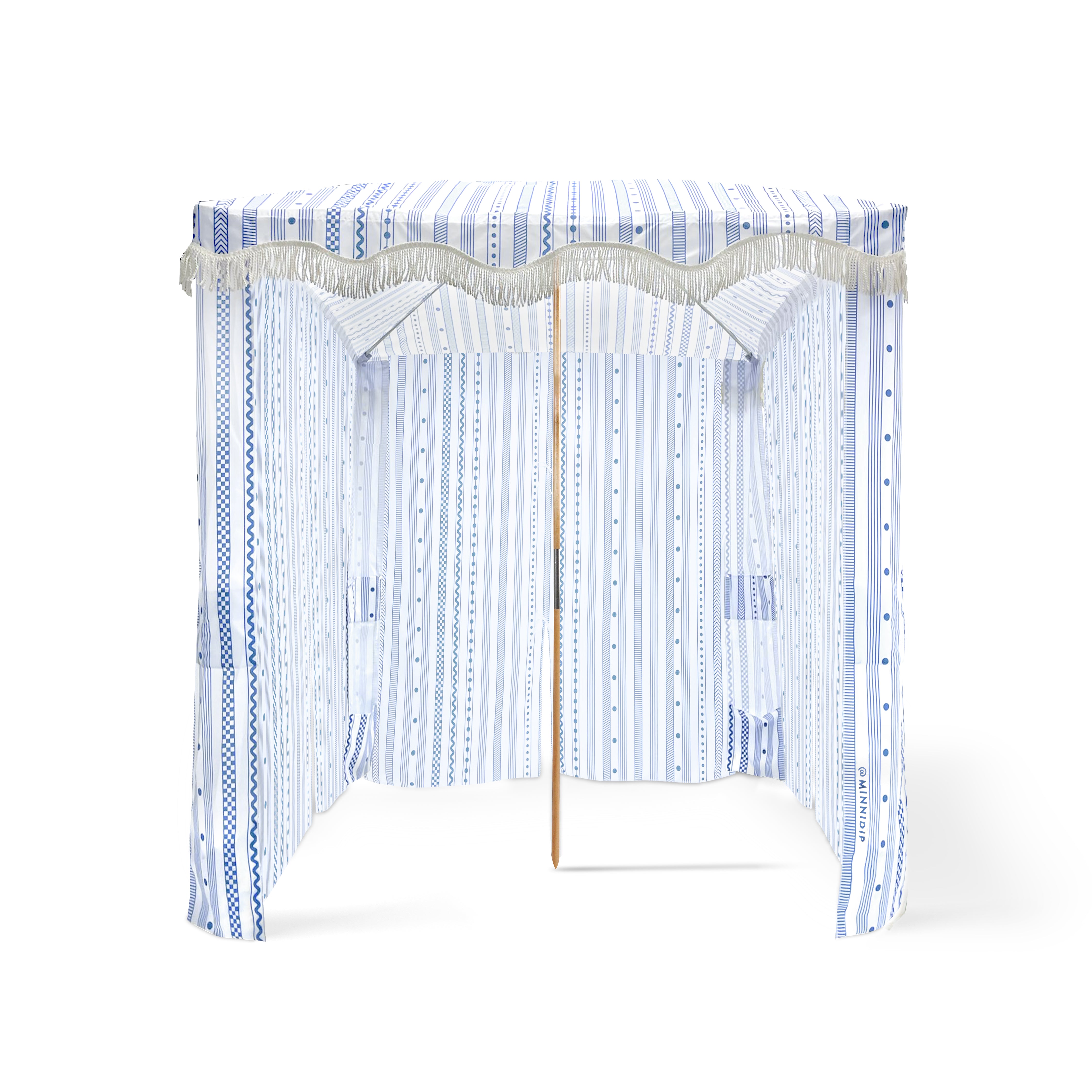 the NAUTICAL STRIPE Beach Cabana