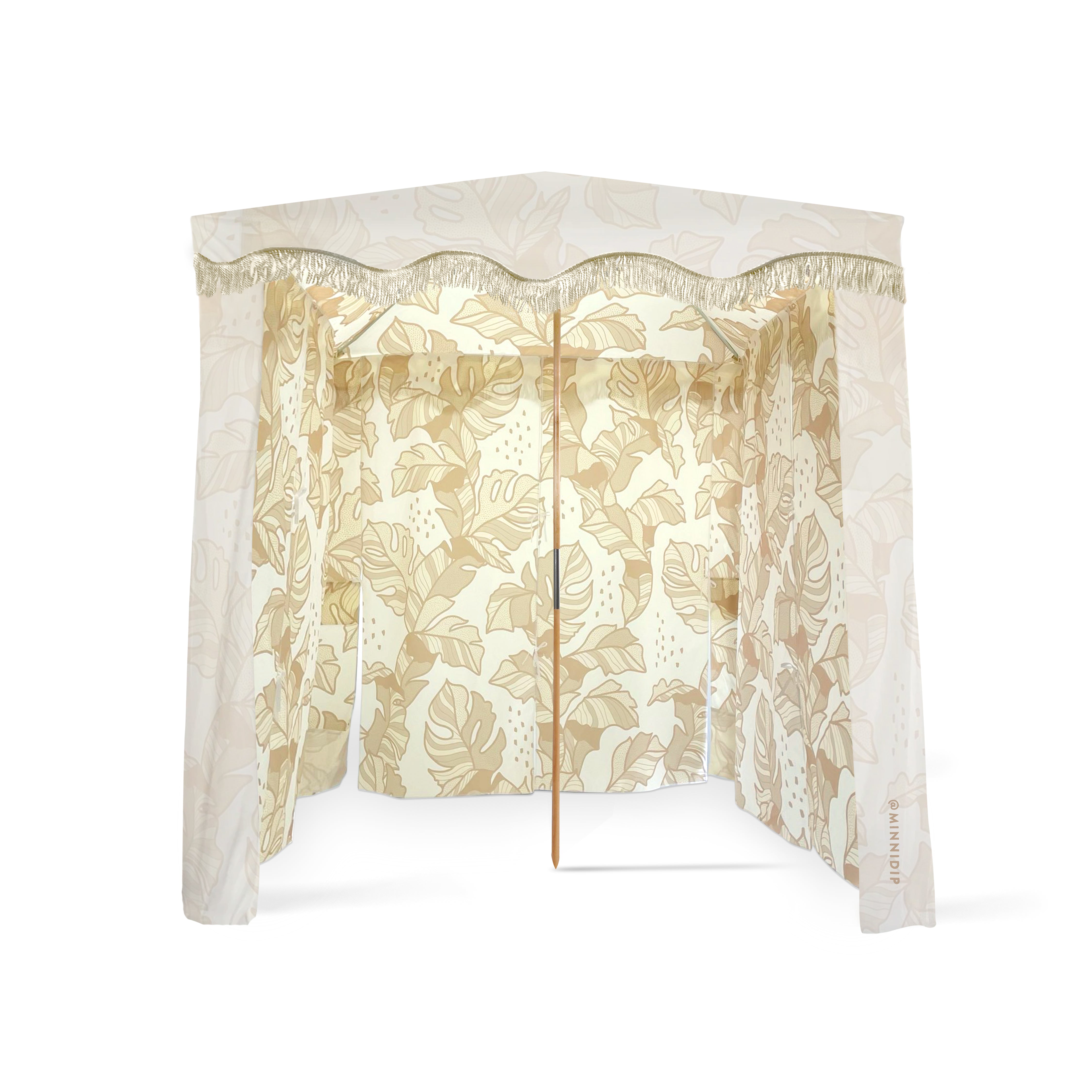 the RATTAN PALMS Beach Cabana