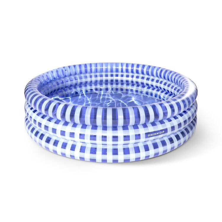 the Berry Gingham luxe inflatable pool