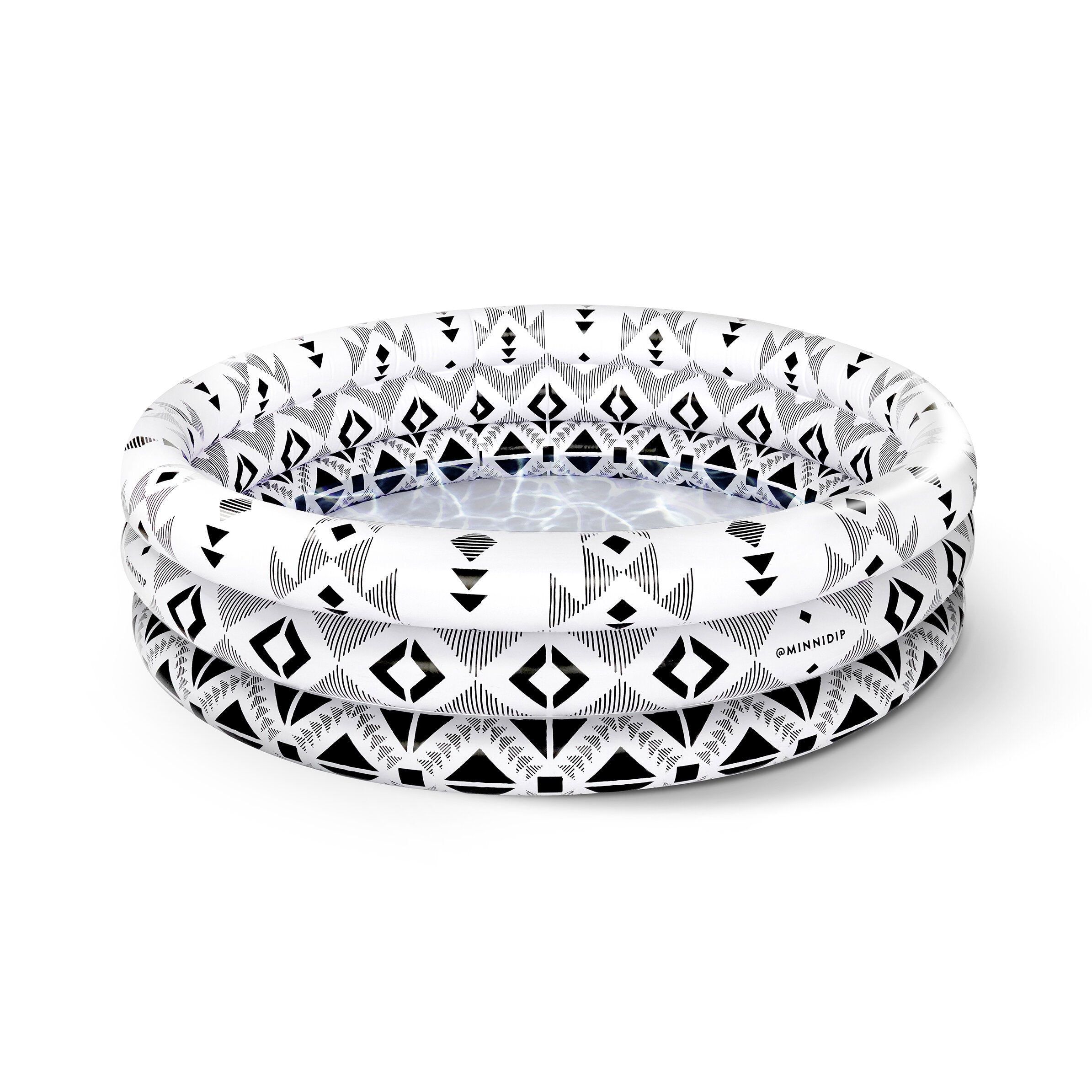 the GEO MONOCHROMA luxe inflatable pool