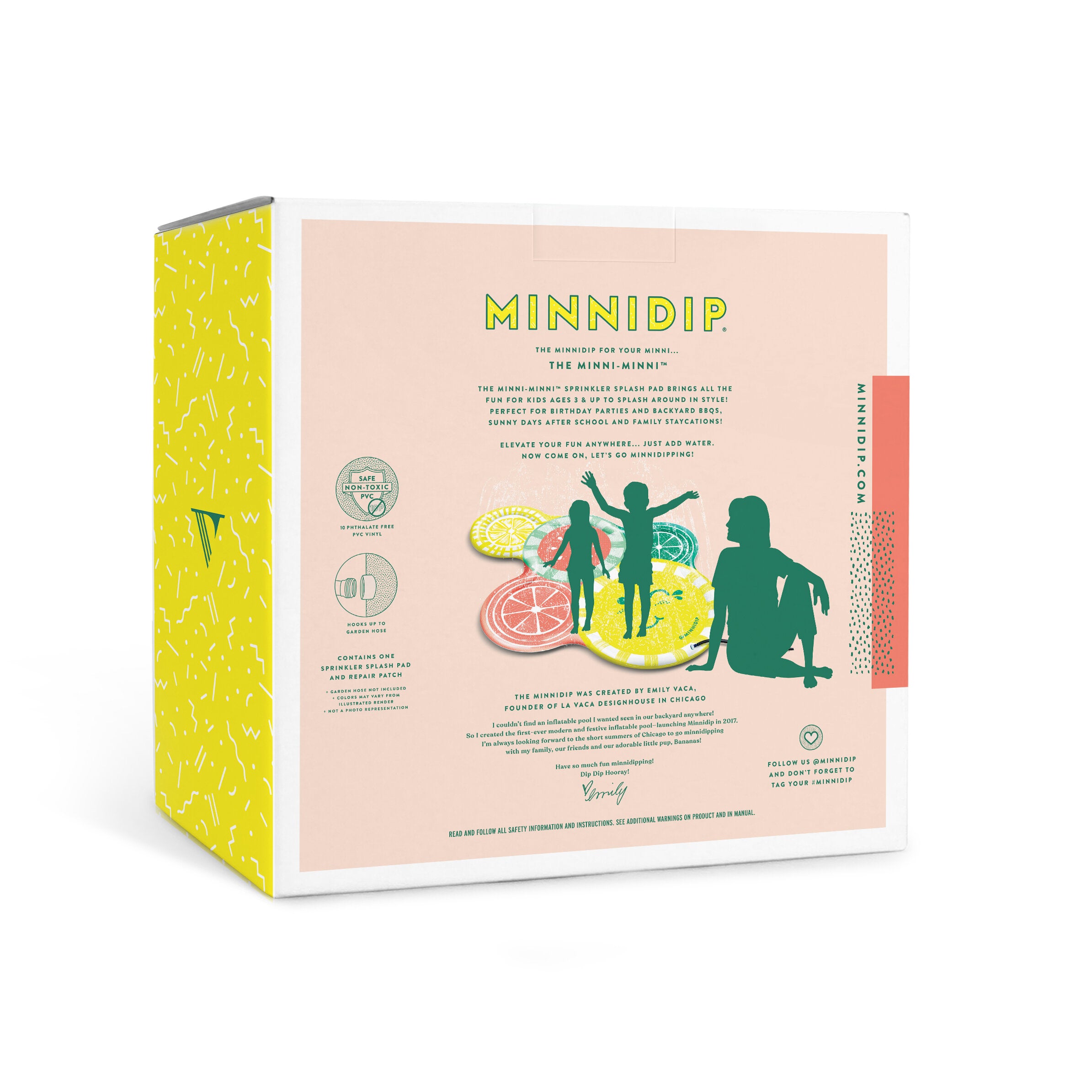 the SLICES OF FUN splash pad sprinkler