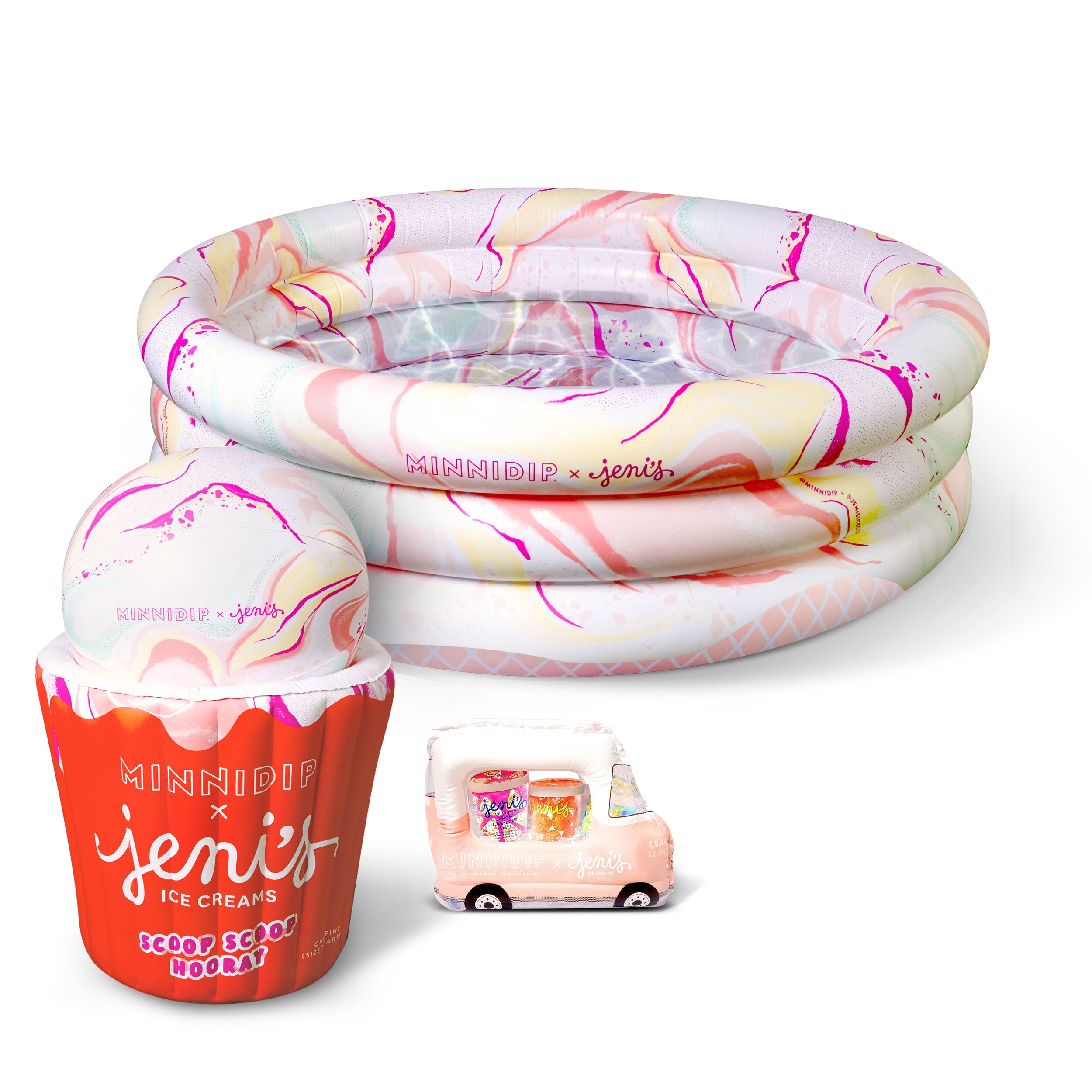 the MINNIDIP x JENI'S Pool Party in a Box: Pool Edition