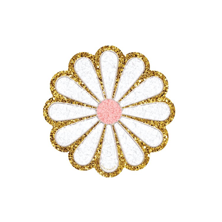 POOL FL(AIR)™ in DAISY CHENILLE GLITTER PATCH