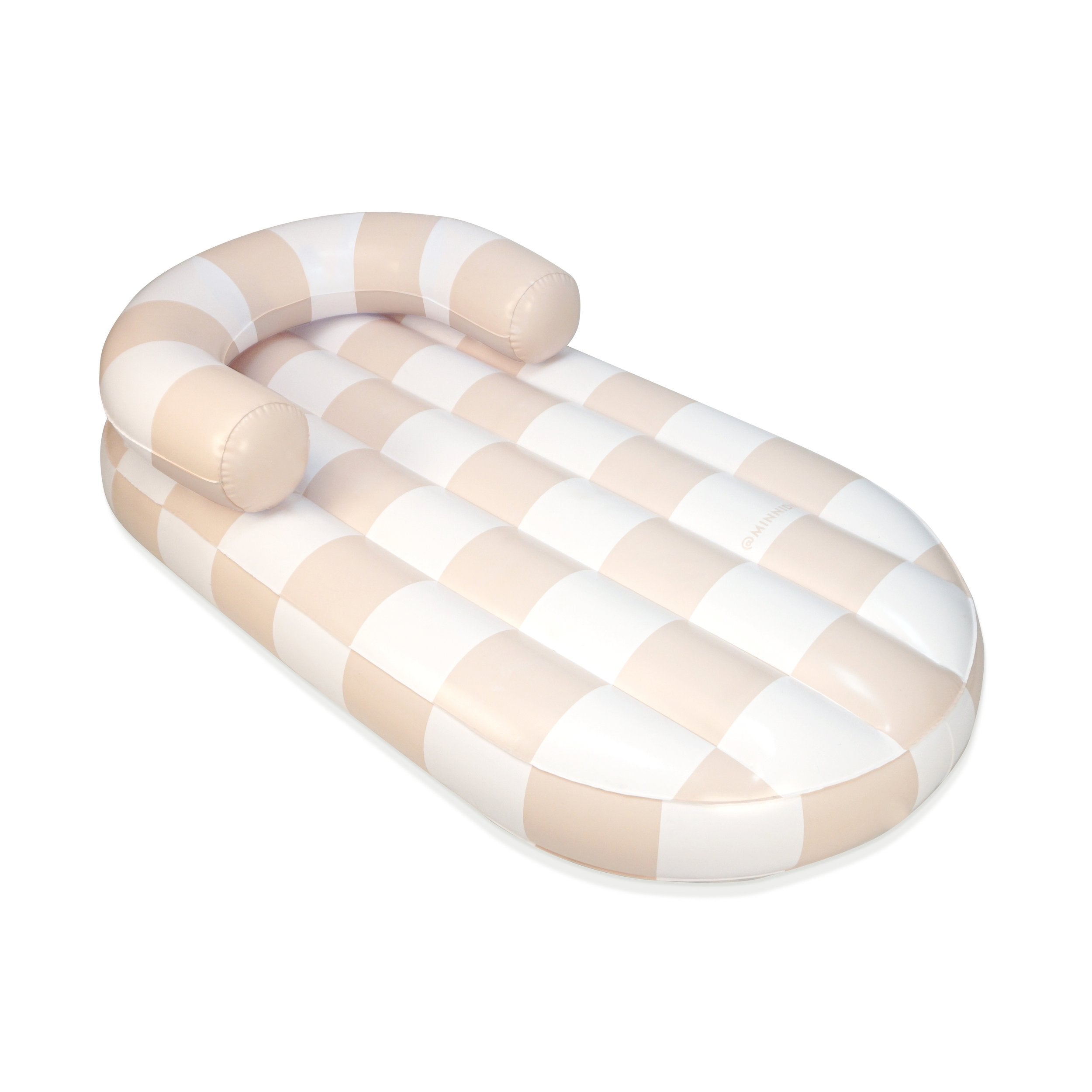 the ARCHED CHECKER Luxe Inflatable Chaise Lounger
