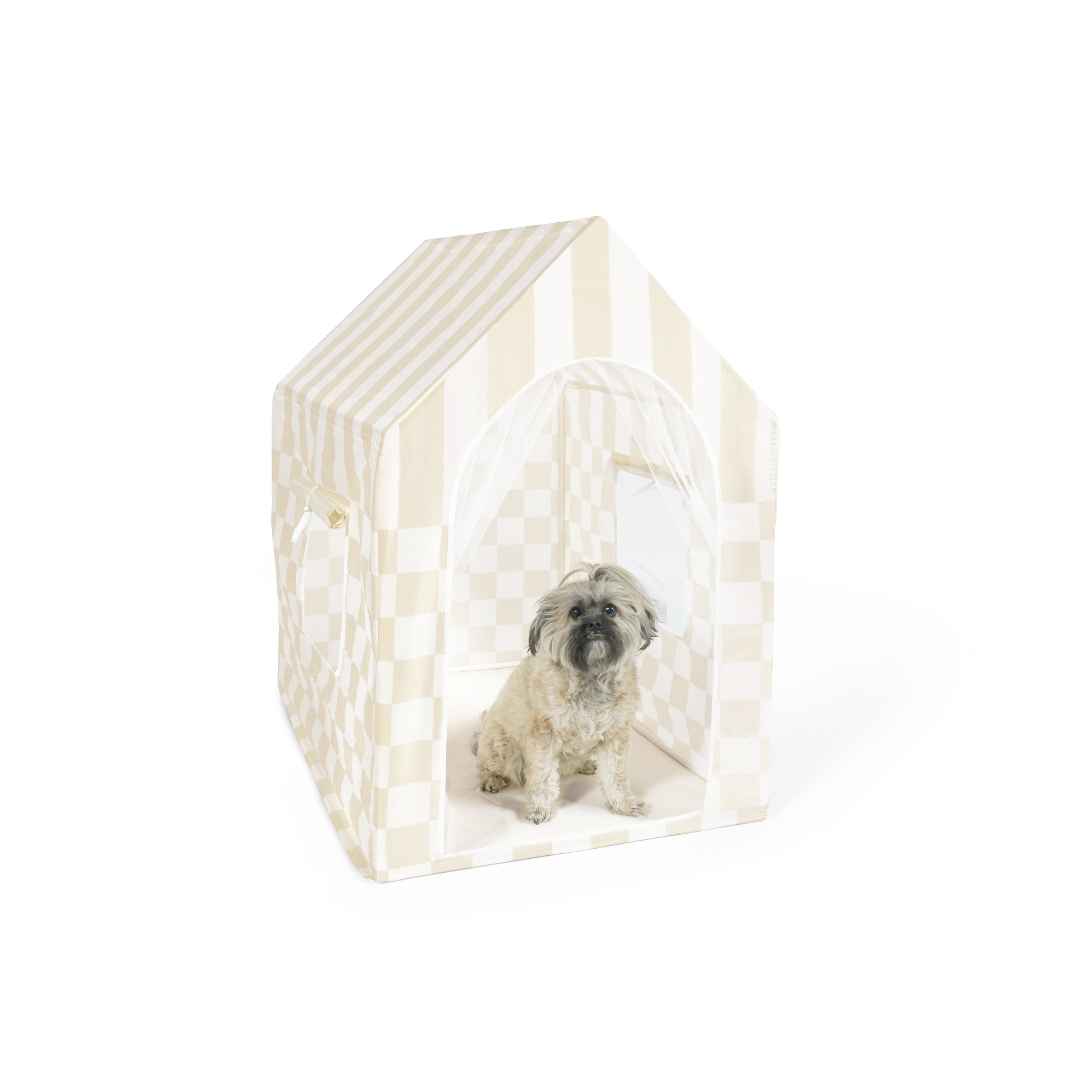 dog tents the CHECKER CABANA STRIPE Pup-ana™ Tent