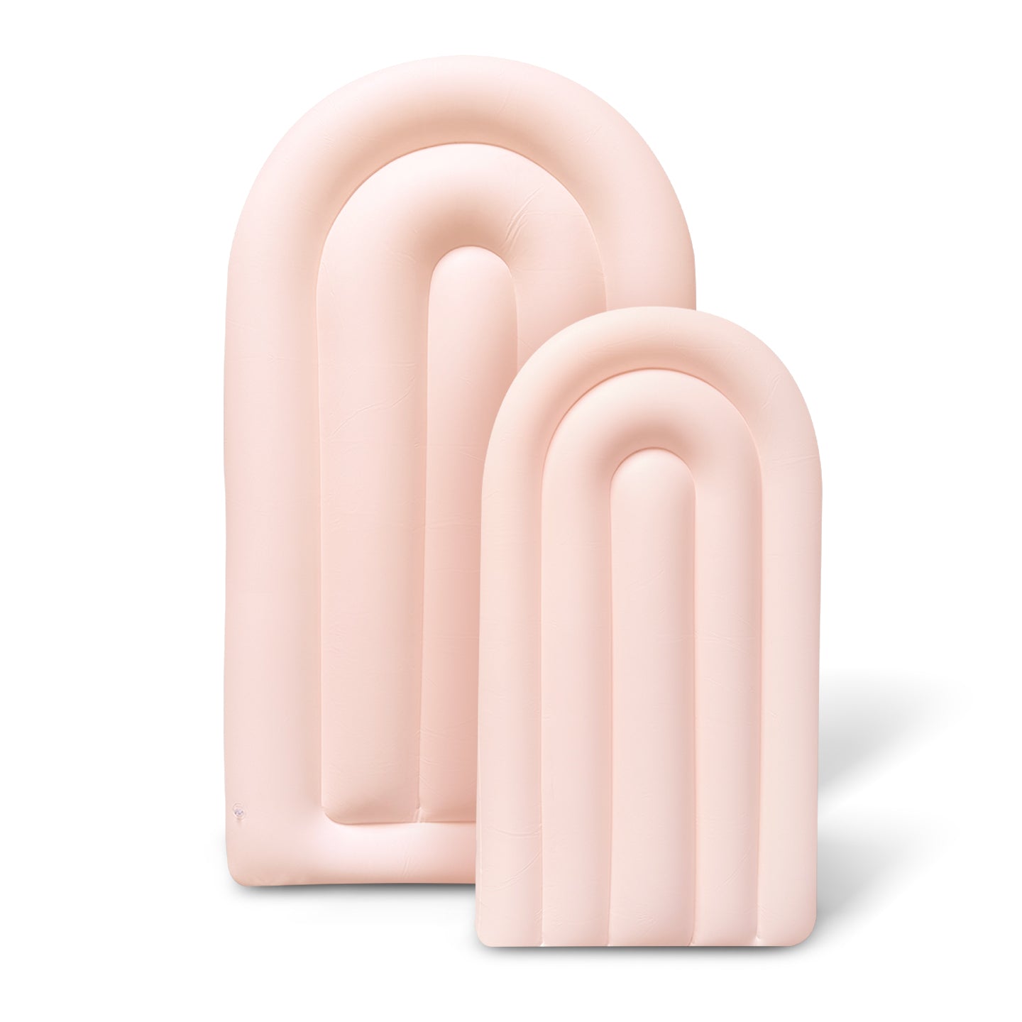 Balloon Garland: Fluted Display Arch Set in Blush (Matte) • FINAL SALE