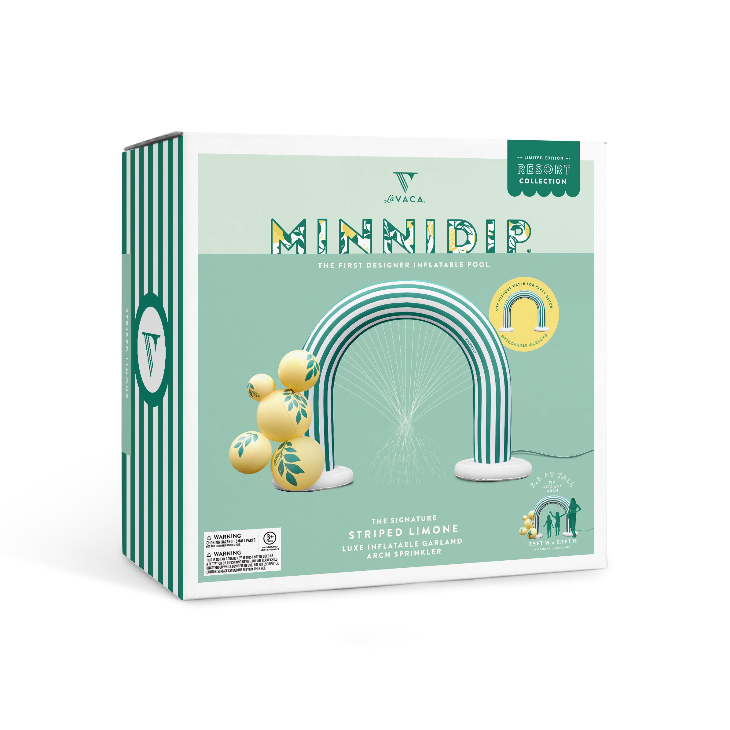 the STRIPED LIMONE Garland Arch Sprinkler