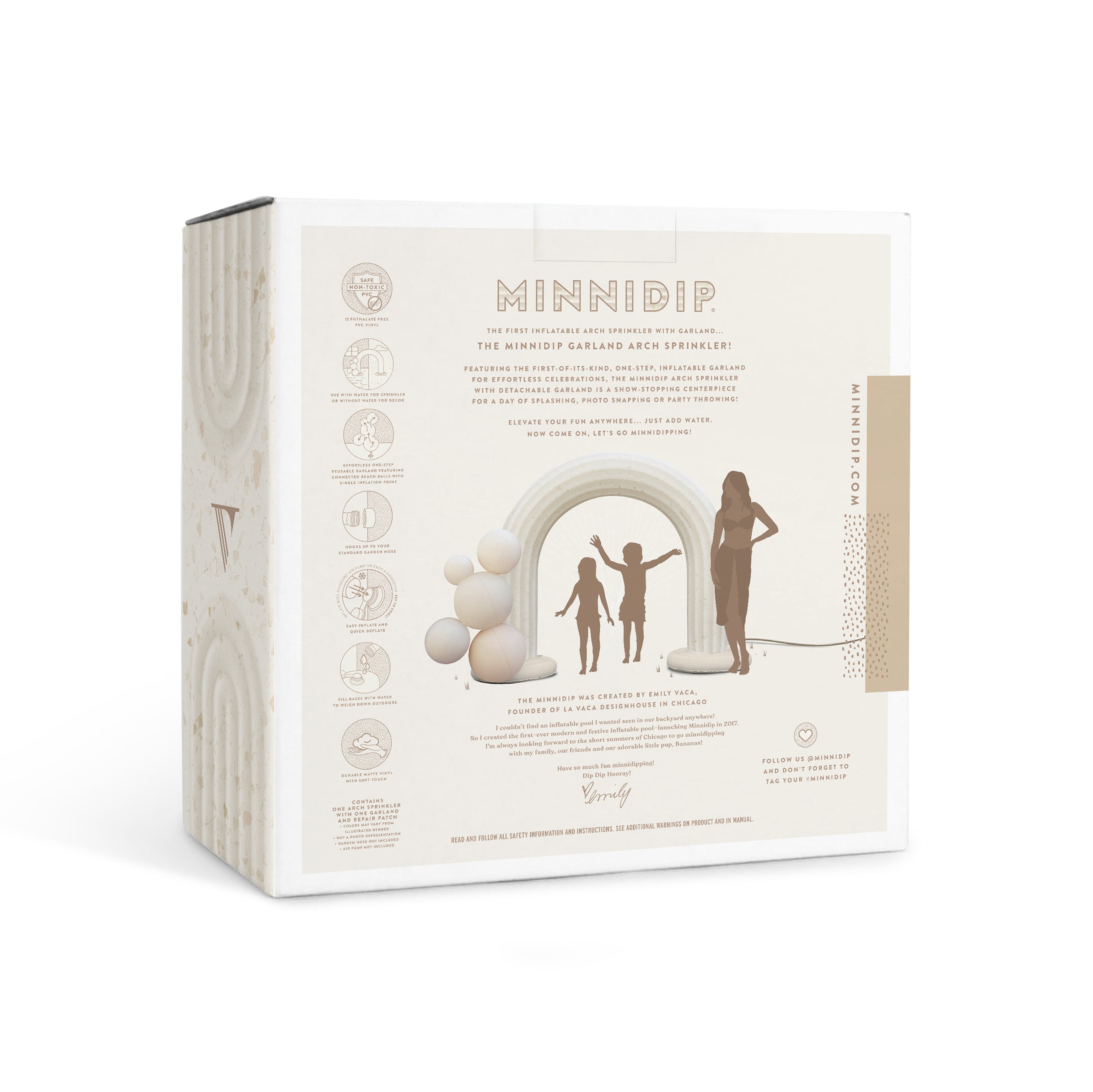 the  FLUTED TERRAZZO Garland Arch Sprinkler