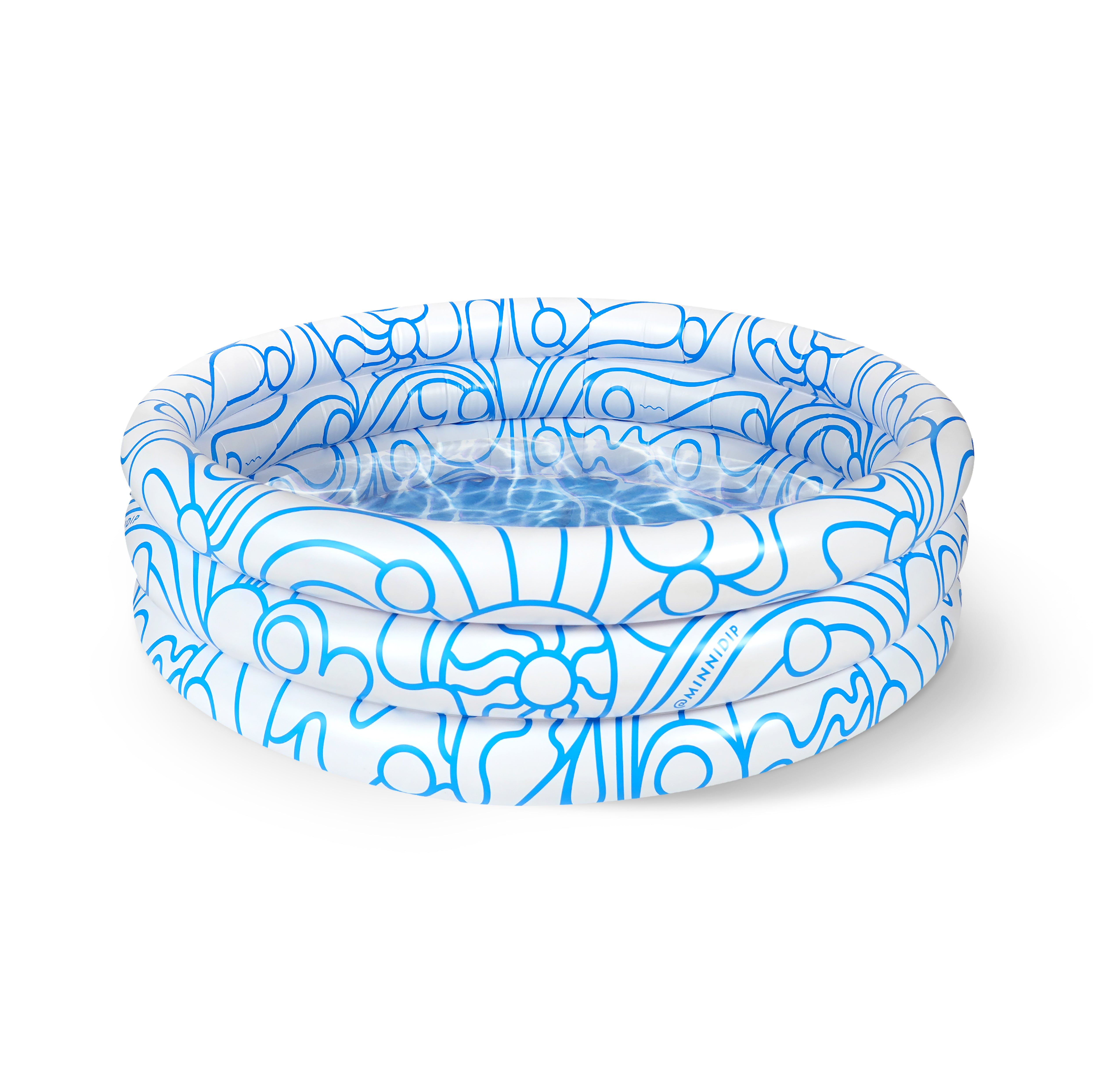 the ALL SMILES & WAVES luxe inflatable pool