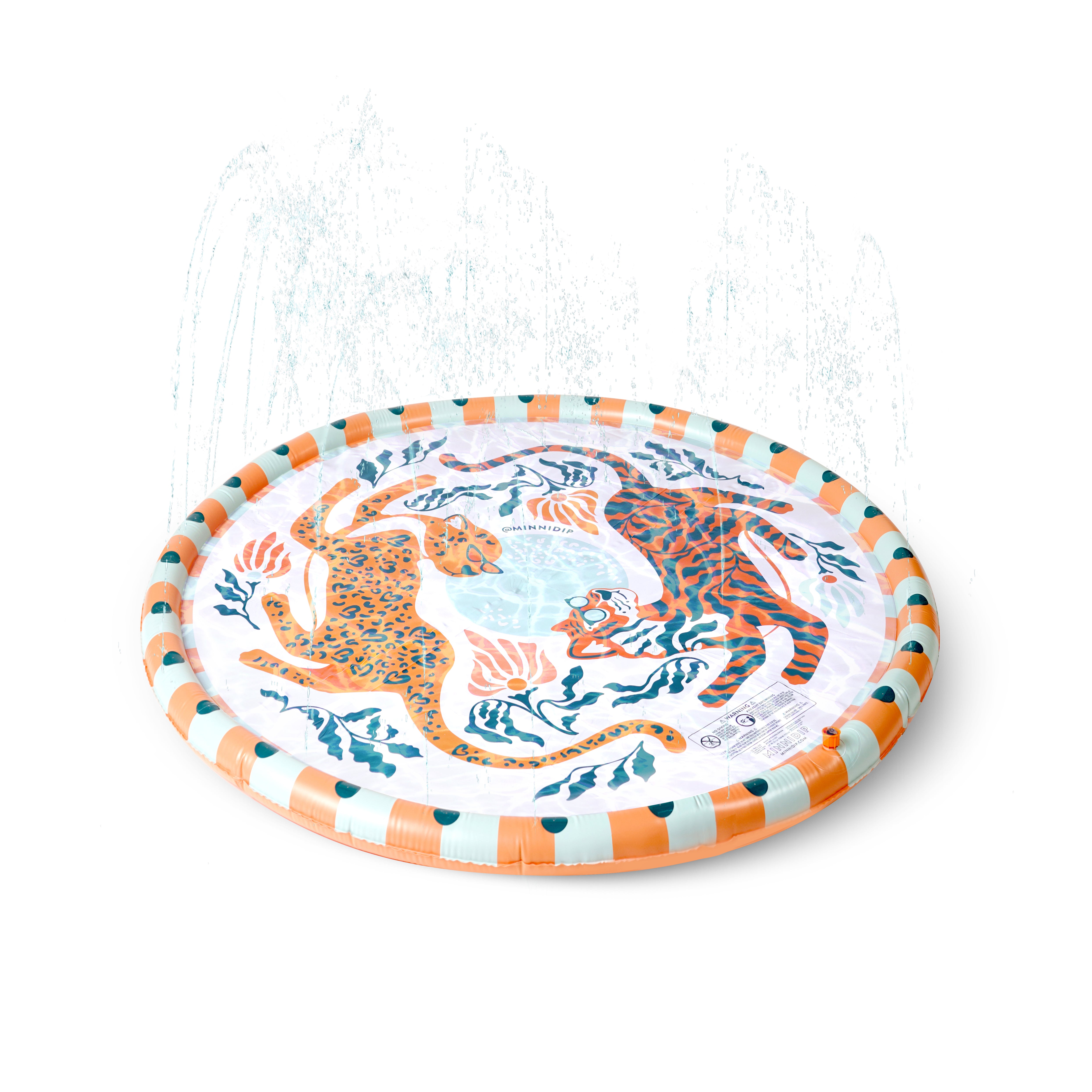 the JUNGLE OASIS splash pad sprinkler