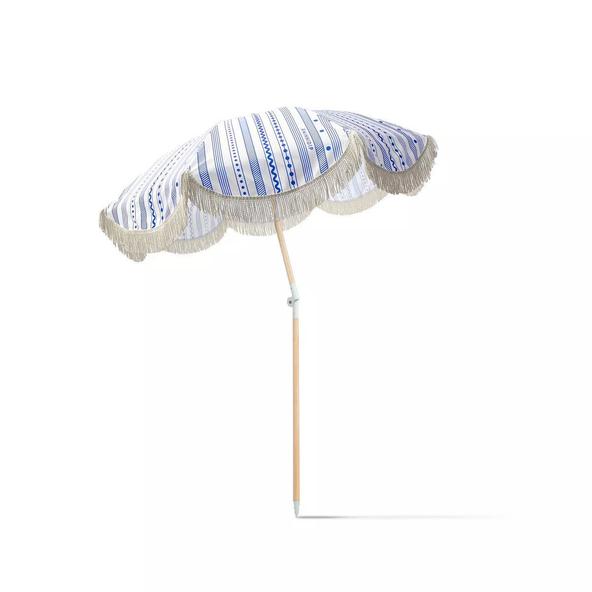 the NAUTICAL STRIPES Beach Umbrella
