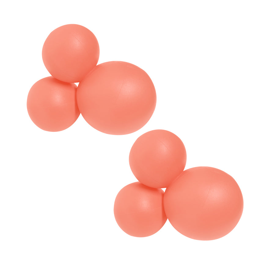 SHIPS 7/25-8/8 • Balloon Garland: 3-Cluster 2-Pack in Coral (Matte) • FINAL SALE