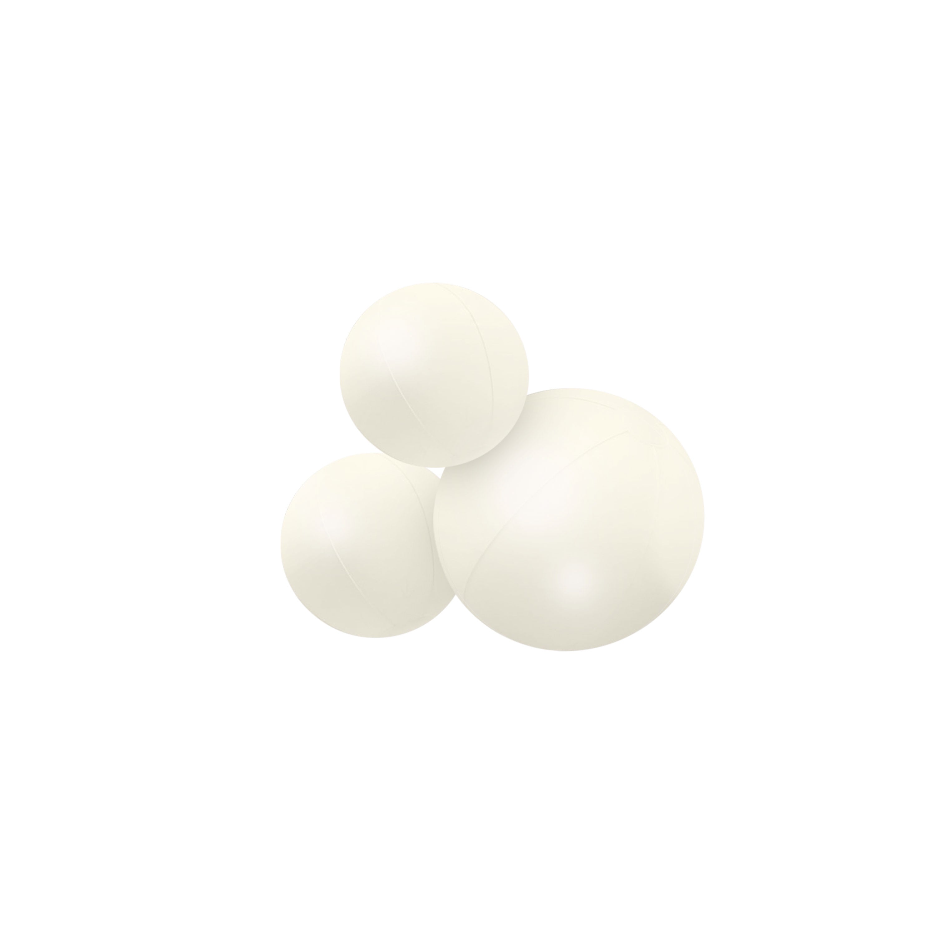 PRE-ORDER // Balloon Garland: 3-Cluster in Cream (Satin)