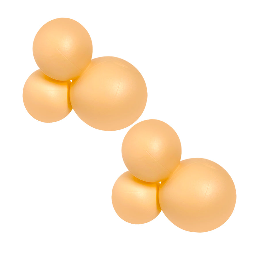 SHIPS 7/25-8/8 • Balloon Garland: 3-Cluster 2-Pack in Peach (Matte) • FINAL SALE