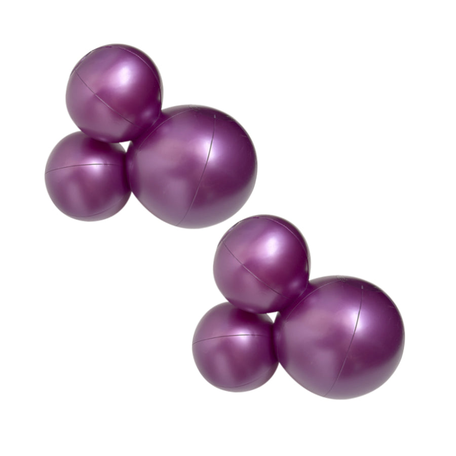 SHIPS 7/25-8/8 • Balloon Garland: 3-Cluster 2-Pack in Amethyst (Pearl) • FINAL SALE