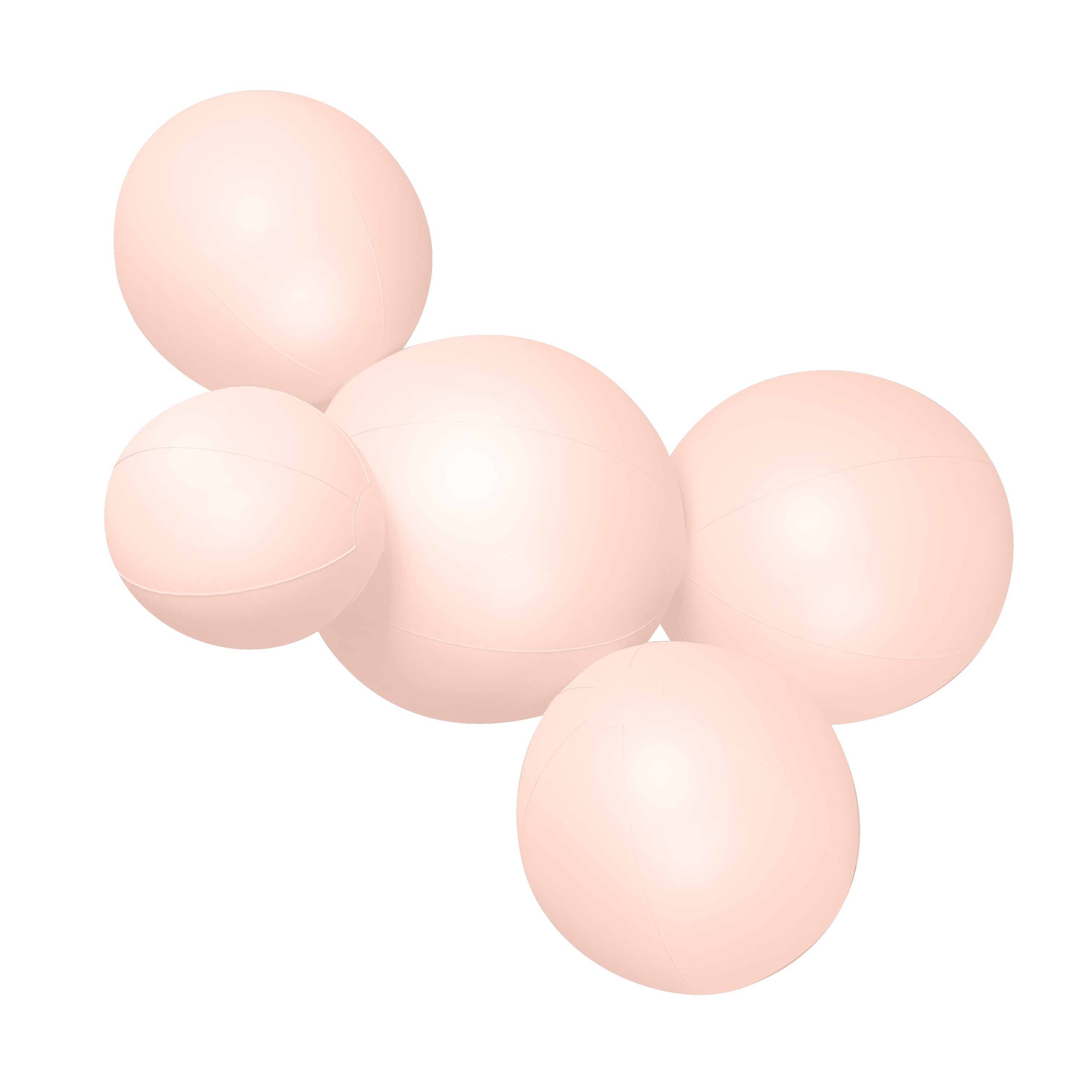 PRE-ORDER // Balloon Garland: 5-Cluster in Blush (Matte)