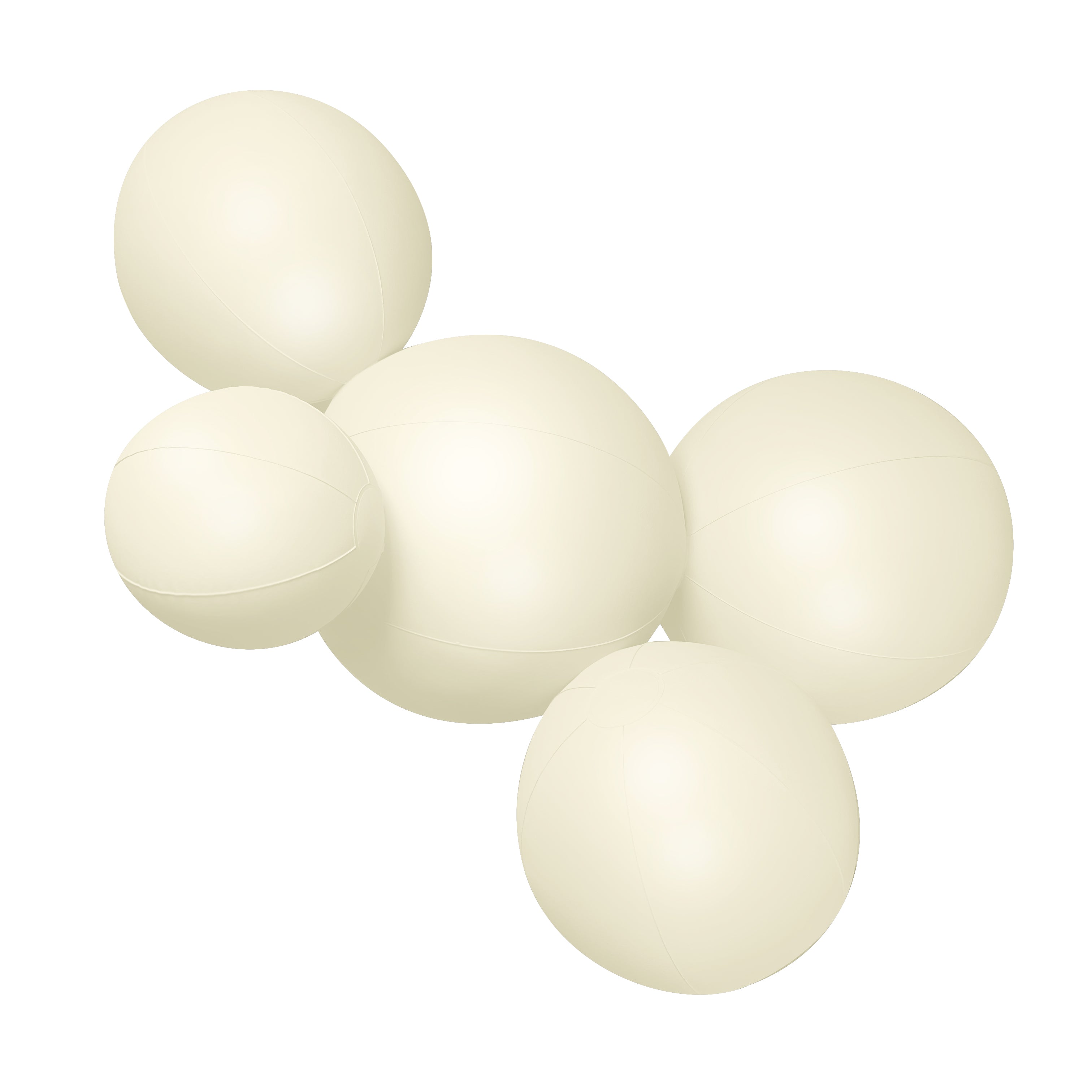 PRE-ORDER // Balloon Garland: 5-Cluster in Cream (Matte)