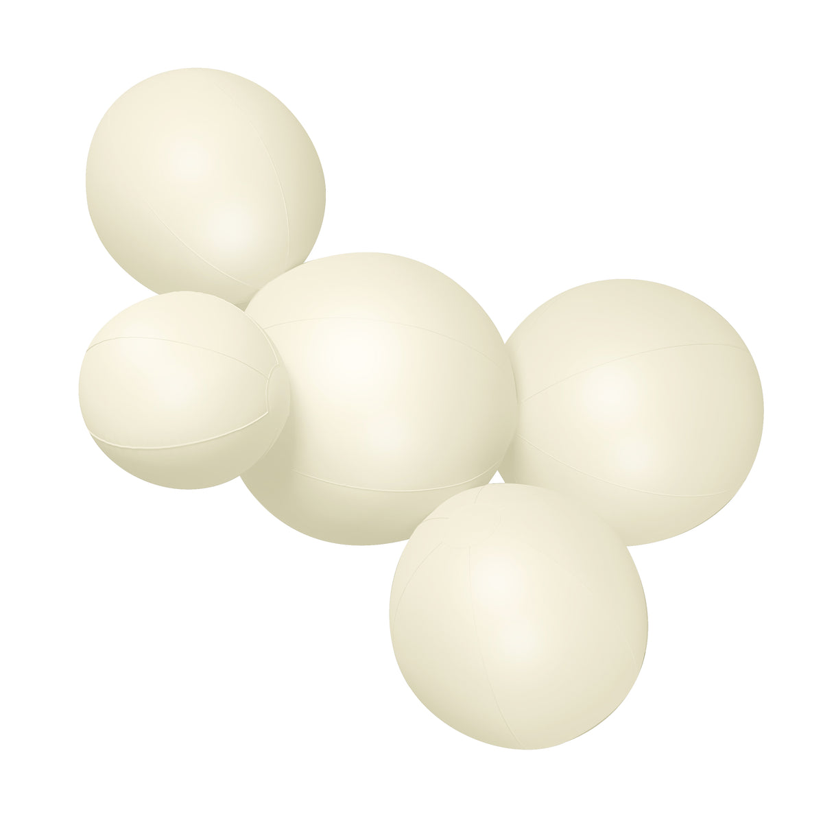 SHIPS NOW • Balloon Garland: 5-Cluster in Cream (Matte) • FINAL SALE