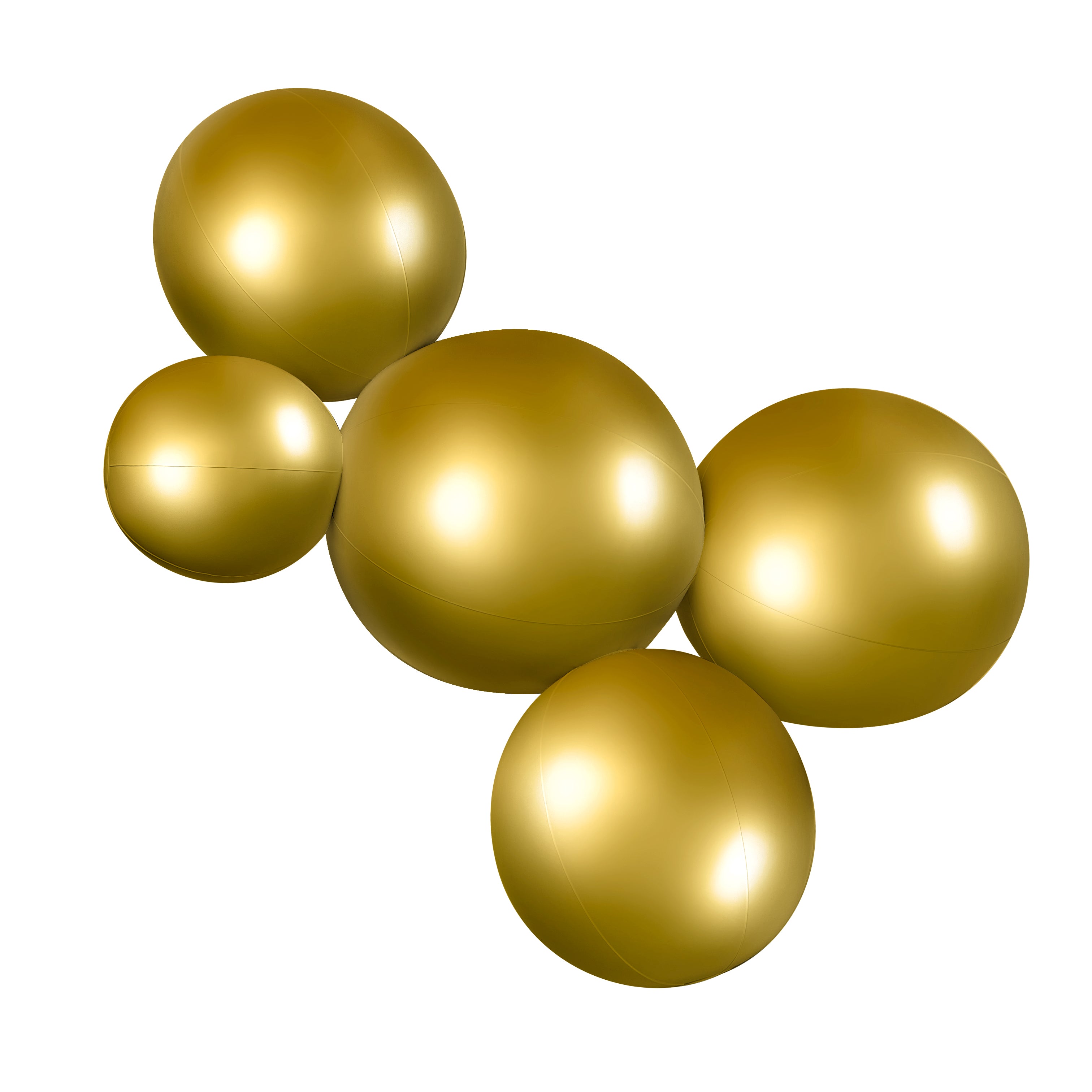 PRE-ORDER // Balloon Garland: 5-Cluster in Gold (Metallic)