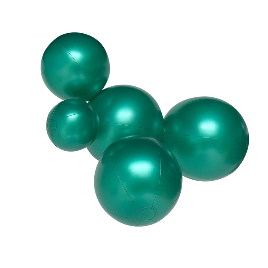 SHIPS 7/25-8/8 • Balloon Garland: 5-Cluster in Emerald (Pearl) • FINAL SALE