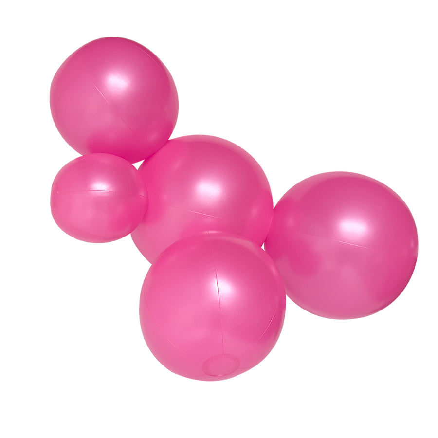 SHIPS 7/25-8/8 • Balloon Garland: 5-Cluster in Magenta (Pearl) • FINAL SALE