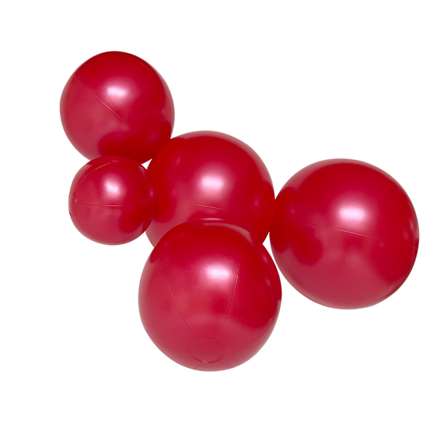 SHIPS 7/25-8/8 • Balloon Garland: 5-Cluster in Ruby (Pearl) • FINAL SALE