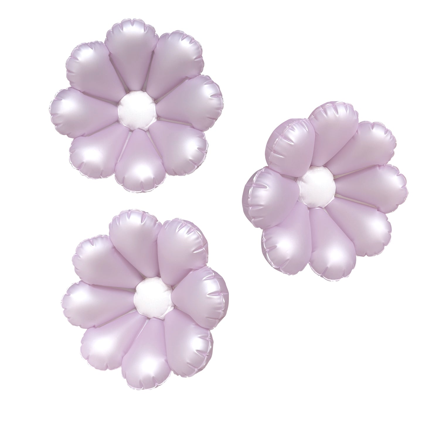 SHIPS NOW • Balloon Garland: Flowers in Lavender (Satin Pearl) 3 Pack • FINAL SALE