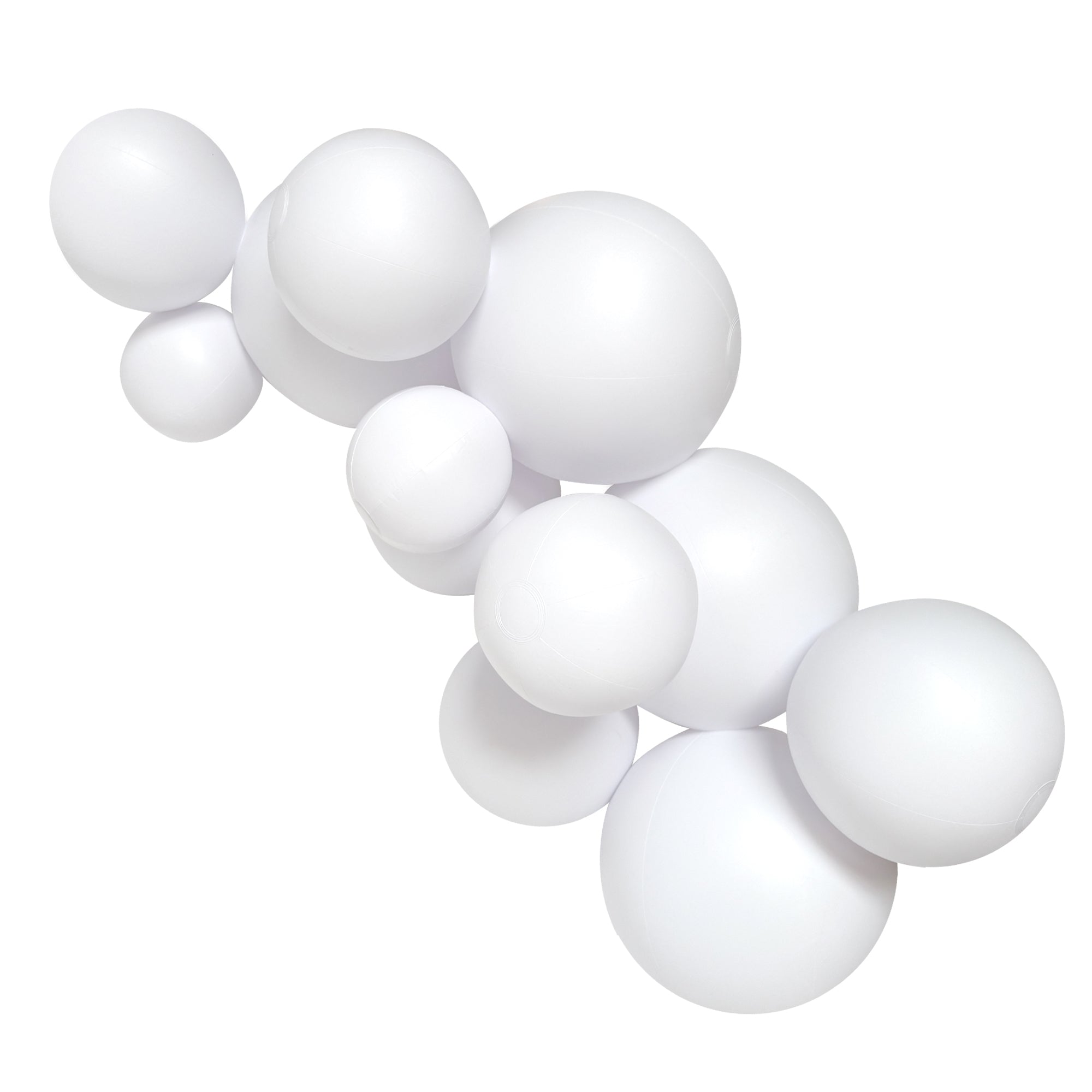 SHIPS 6/2-6/16 • Balloon Garland: 12-Cluster in White (Matte) • FINAL SALE