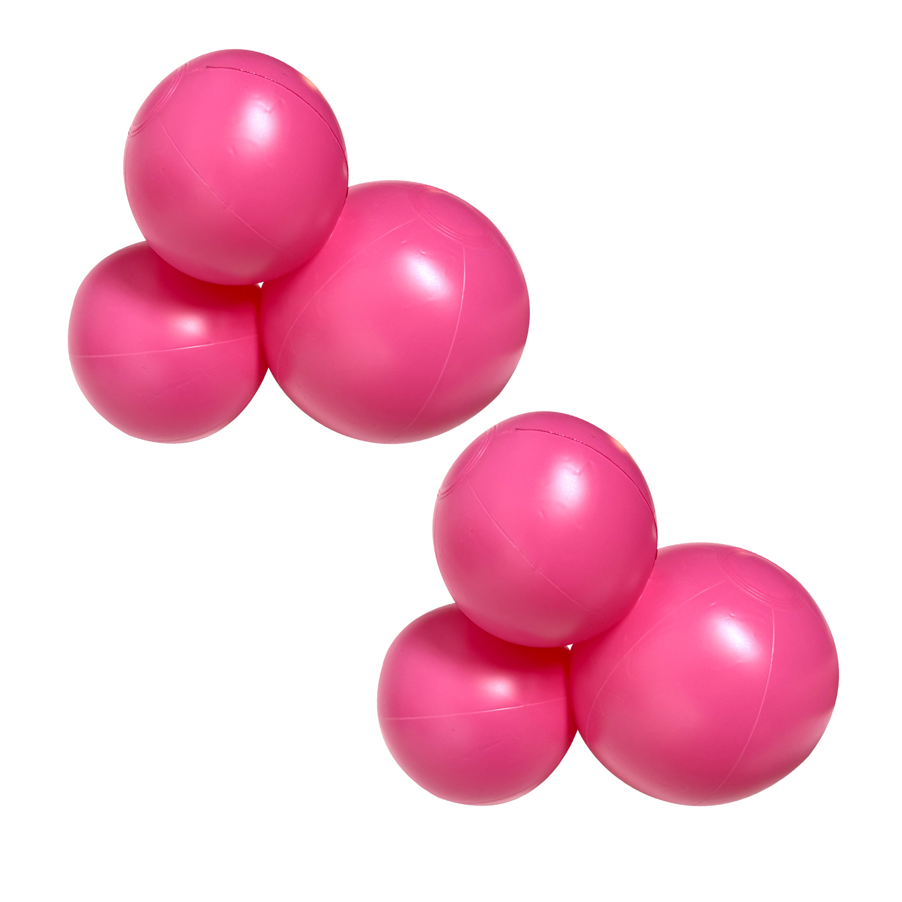 SHIPS 6/16-6/30 • Balloon Garland: 3-Cluster 2-Pack in Hot Pink (Satin) • FINAL SALE